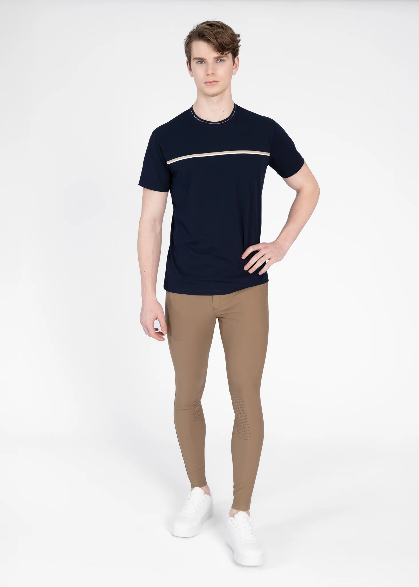 Step Technical T-Shirt (Navy) - Image 5