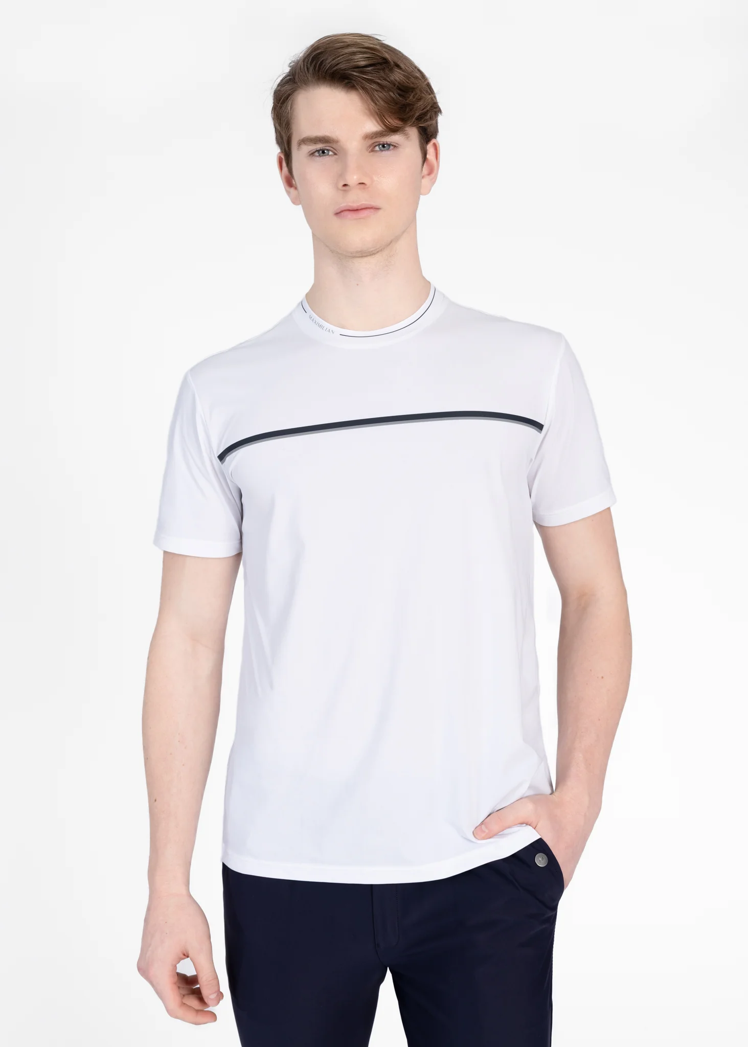 Step Technical T-Shirt (White) - Image 3