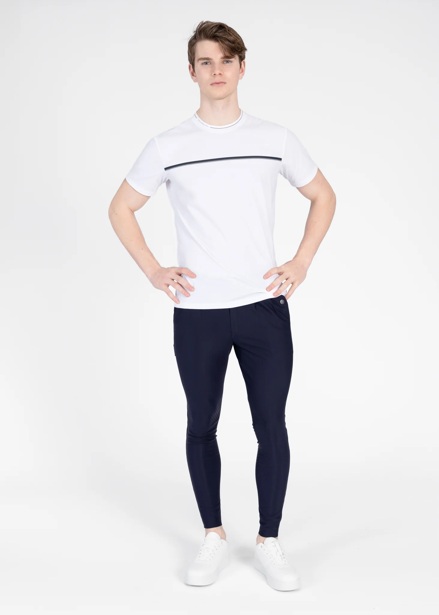 Step Technical T-Shirt (White) - Image 6