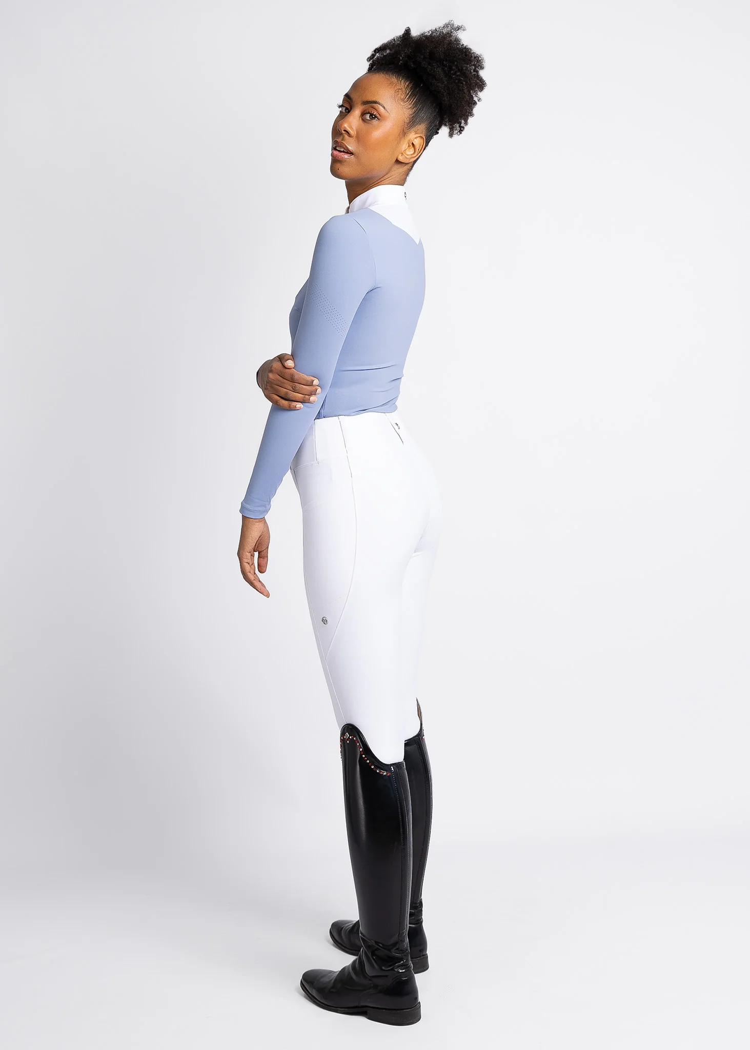 Studio Riding Leggings (White) - Image 5
