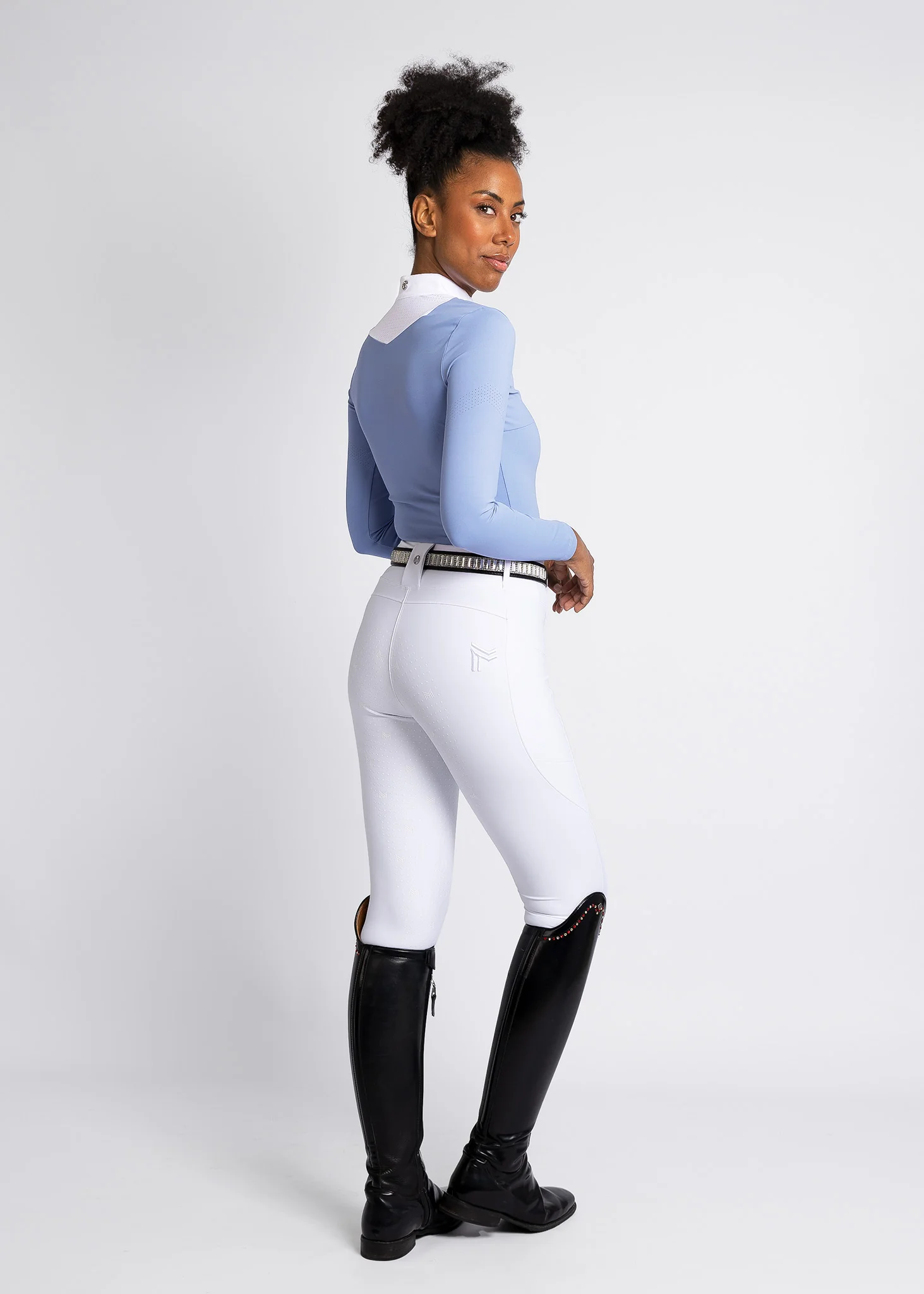 Studio Riding Leggings (White) - Image 7