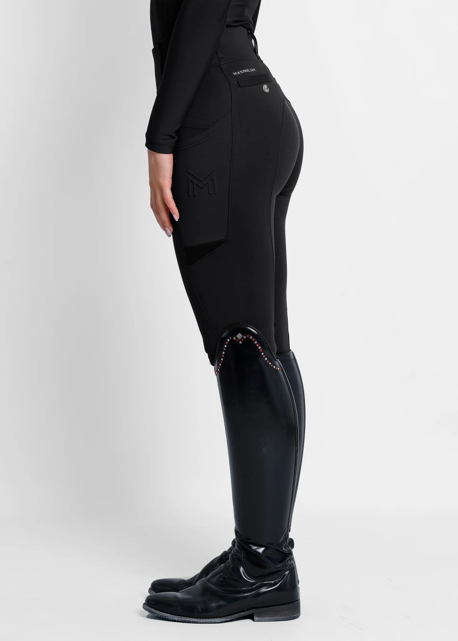 Tech Riding Leggings (Black) - Image 2