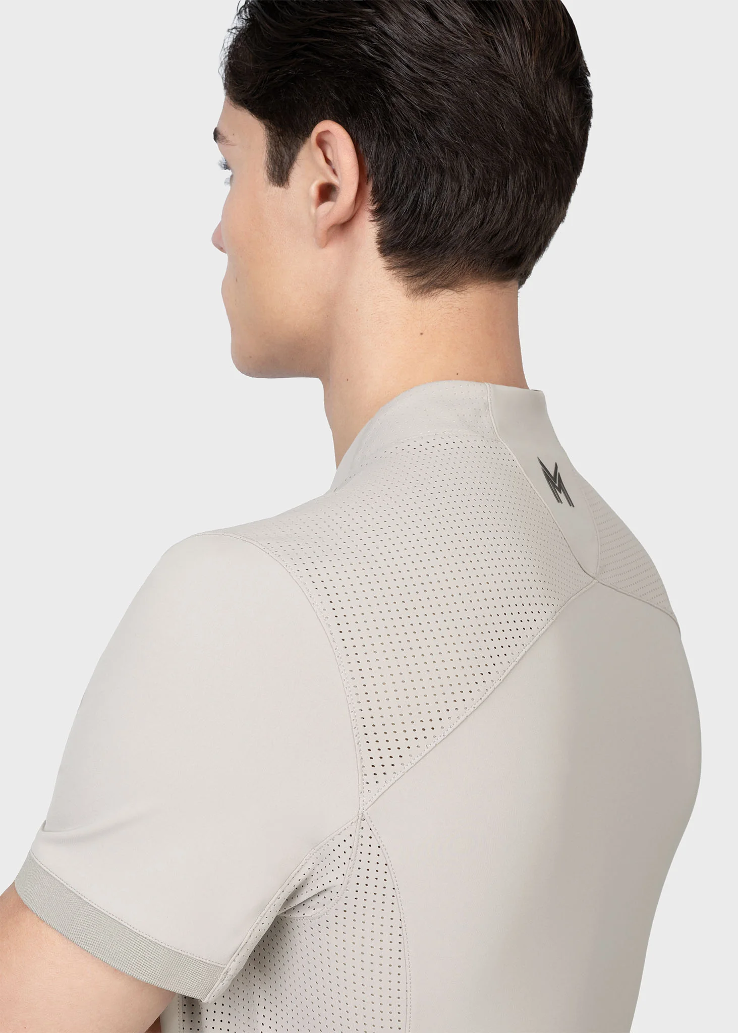 Track Short Sleeve Base Layer (Soft Taupe) - Image 6