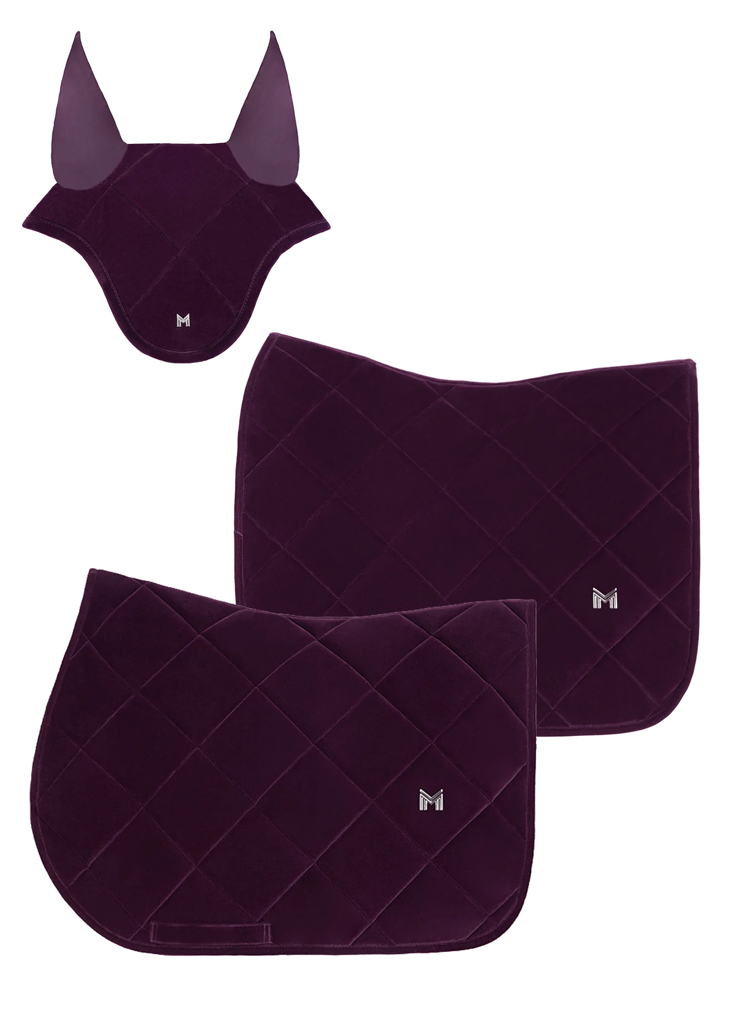Velvet Jumping Saddle Pad (Amethyst) - Image 8