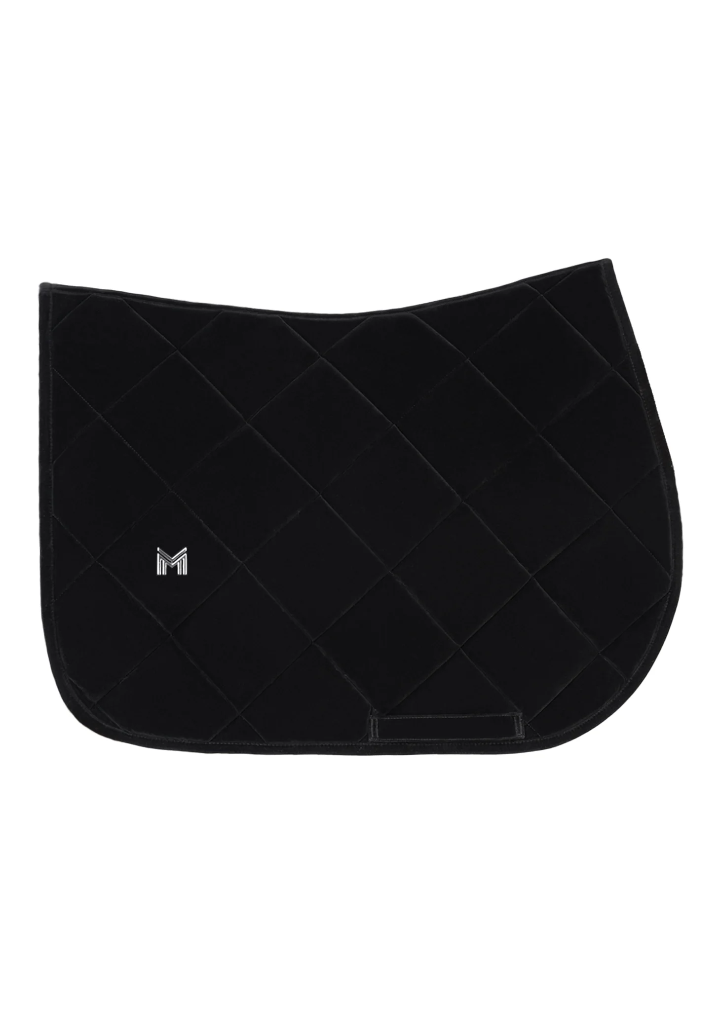 Velvet Jumping Saddle Pad (Black) - Image 4
