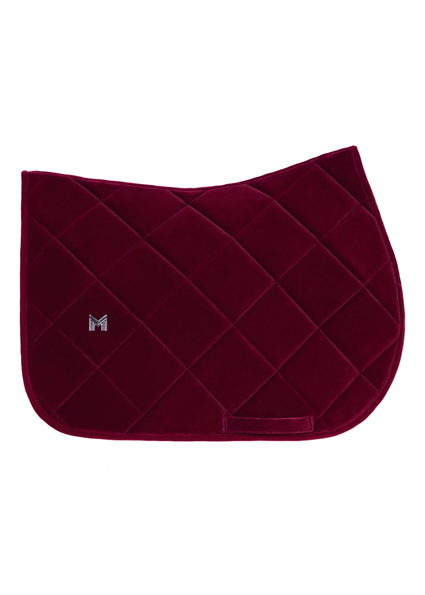 Velvet Jumping Saddle Pad (Ruby) - Image 5