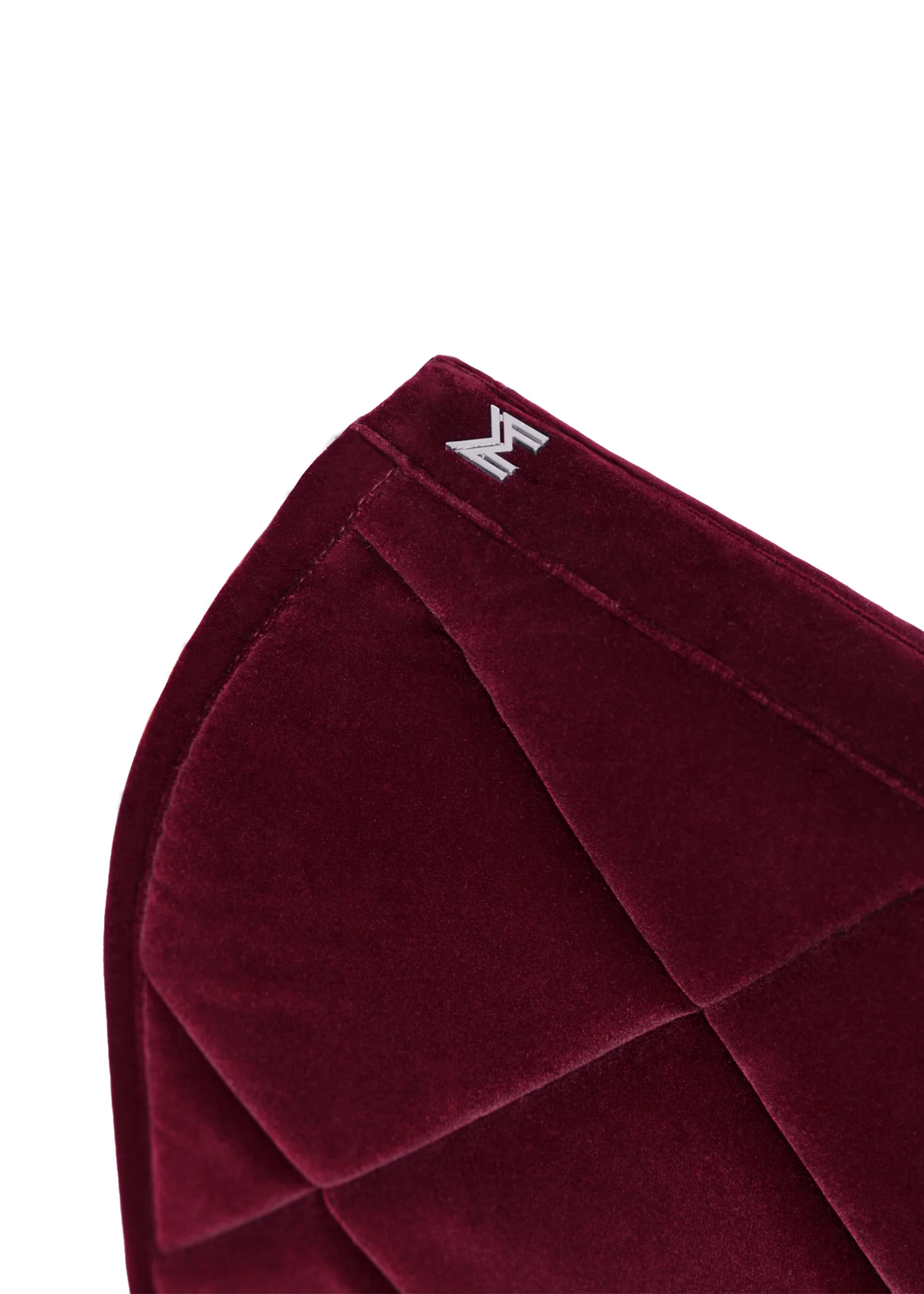 Velvet Jumping Saddle Pad (Ruby) - Image 8