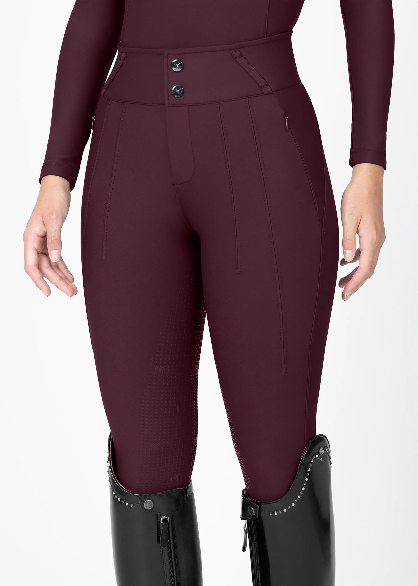 Vision Breeches (Burgundy) - Image 2