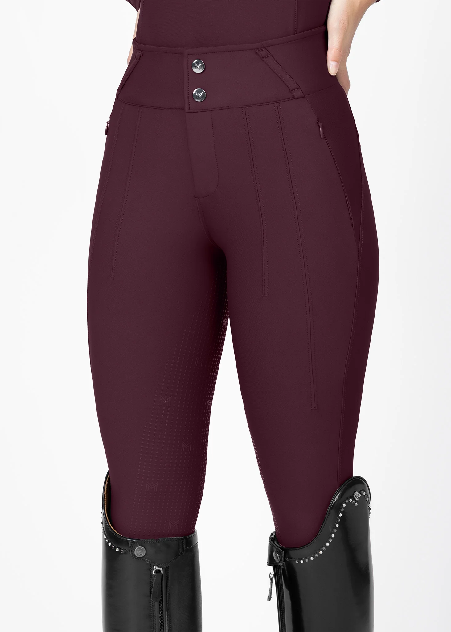 Vision Breeches (Burgundy) - Image 3