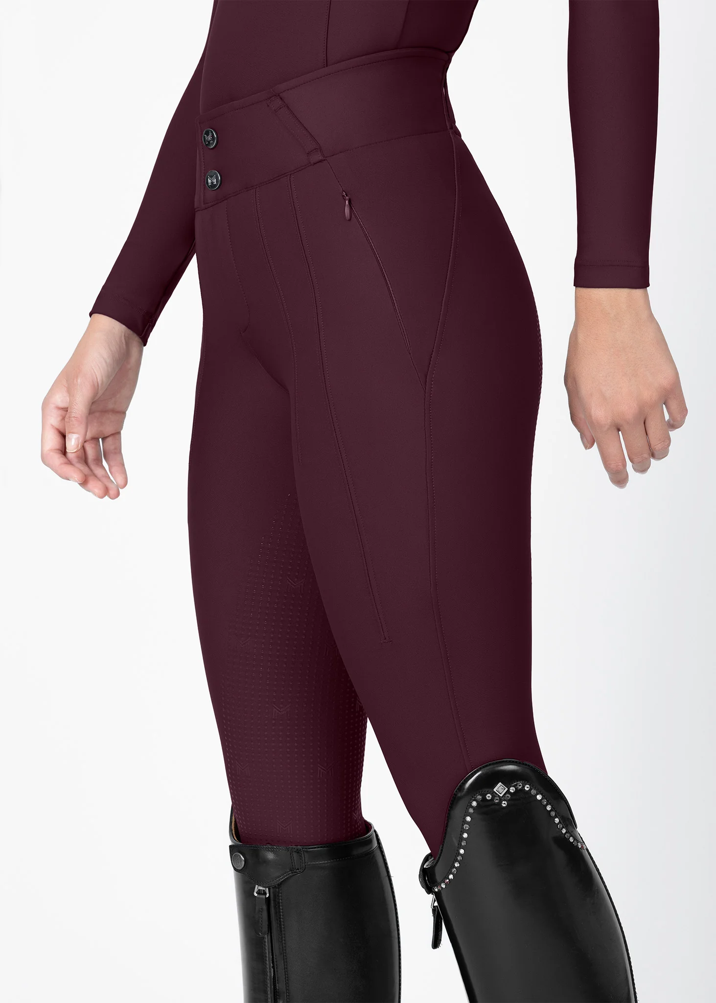 Vision Breeches (Burgundy) - Image 4