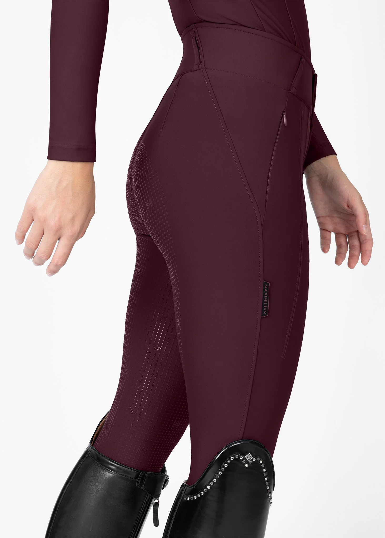 Vision Breeches (Burgundy) - Image 8