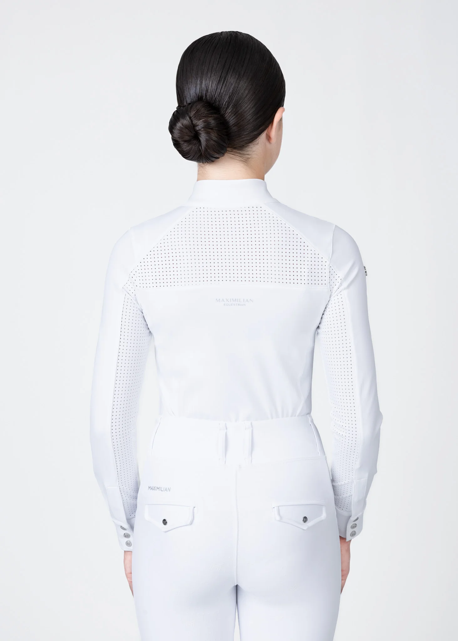 YR Aveen Long Sleeve Show Shirt (White) - Image 3