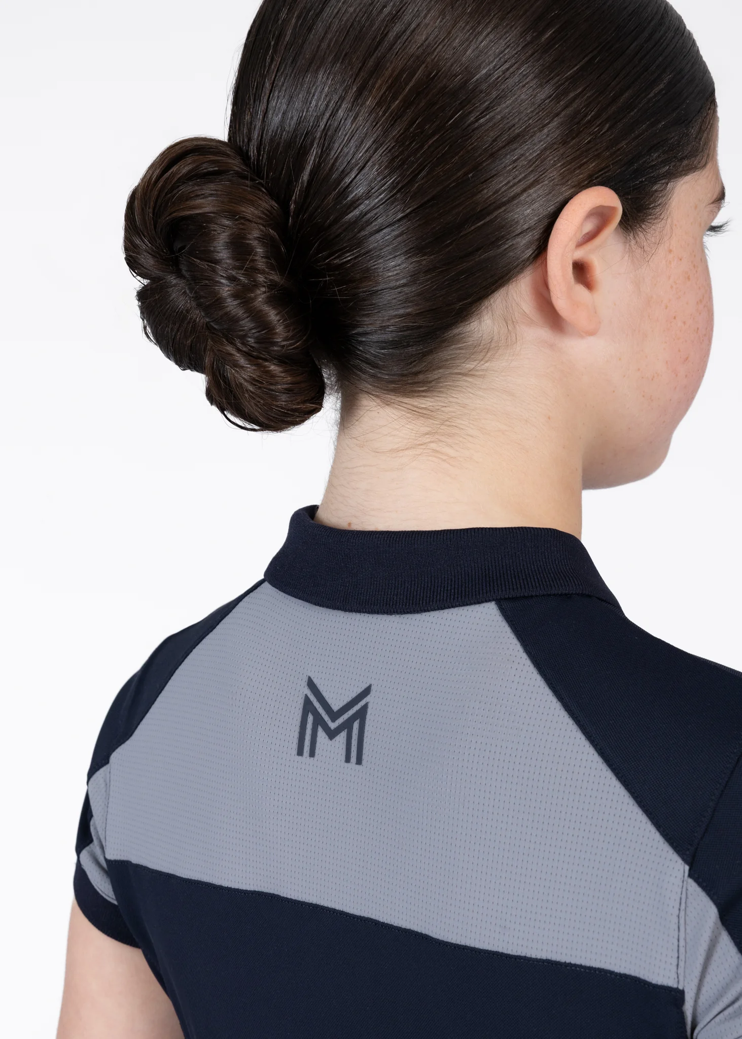 YR Aveen Polo Shirt (Navy/Grey) - Image 6