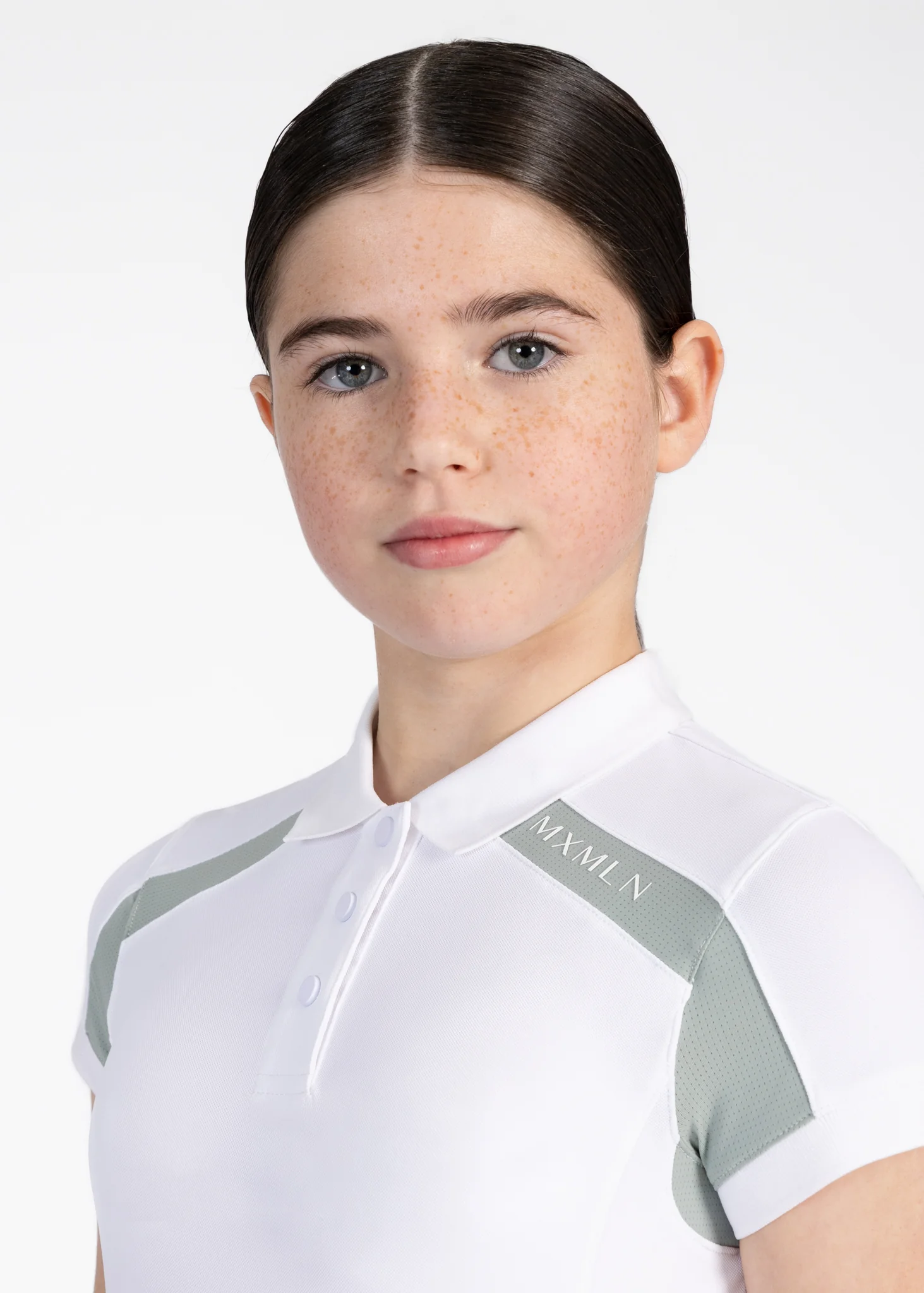 YR Aveen Polo Shirt (White/Laurel) - Image 5