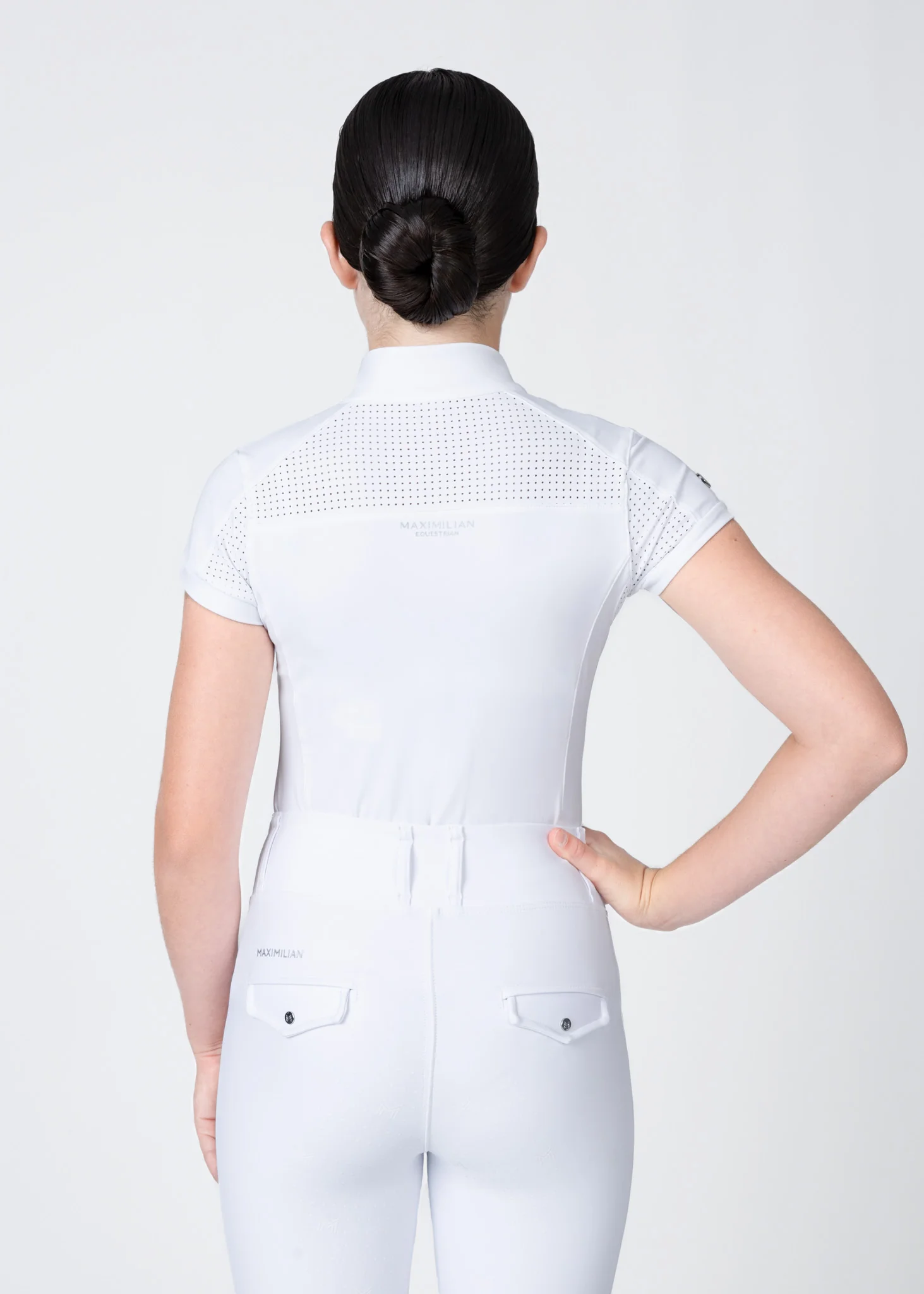 YR Aveen Short Sleeve Show Shirt (White) - Image 4