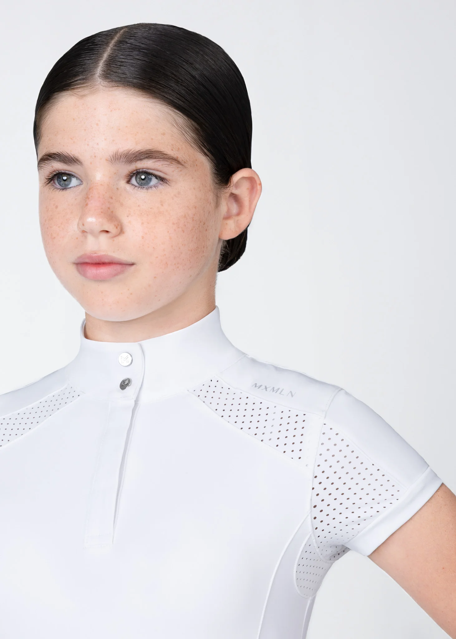 YR Aveen Short Sleeve Show Shirt (White) - Image 6