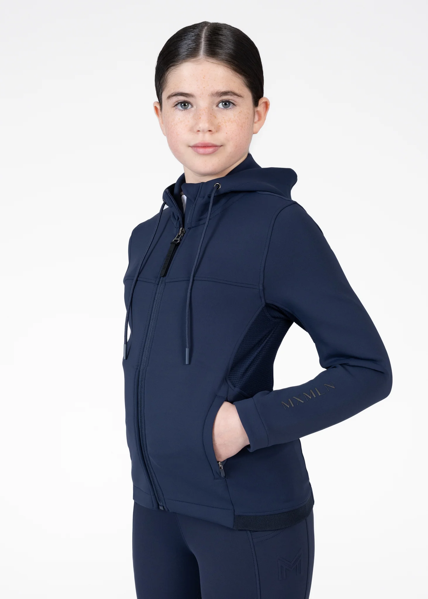 YR Club Zip Hoodie (Navy) - Image 3