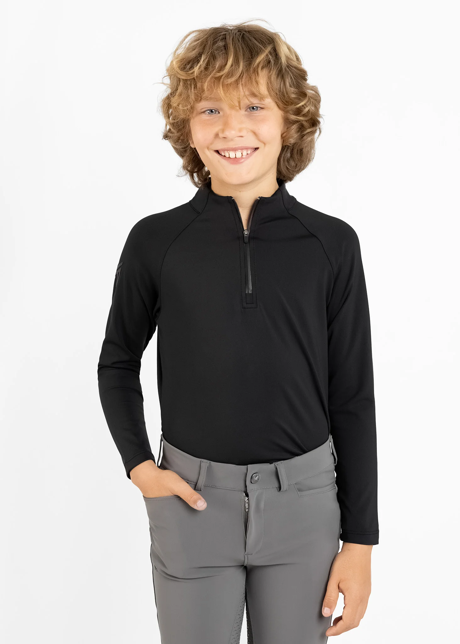 YR Code Long Sleeve Base Layer (Black)