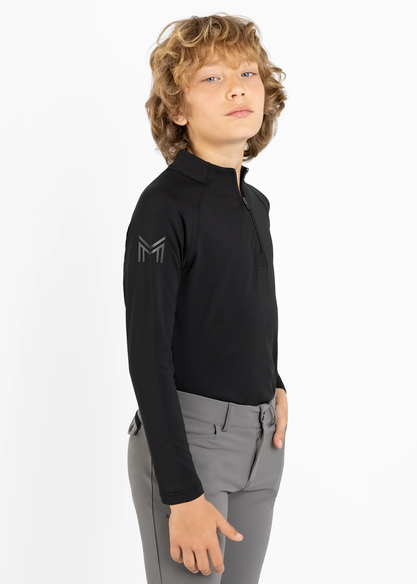 YR Code Long Sleeve Base Layer (Black) - Image 2