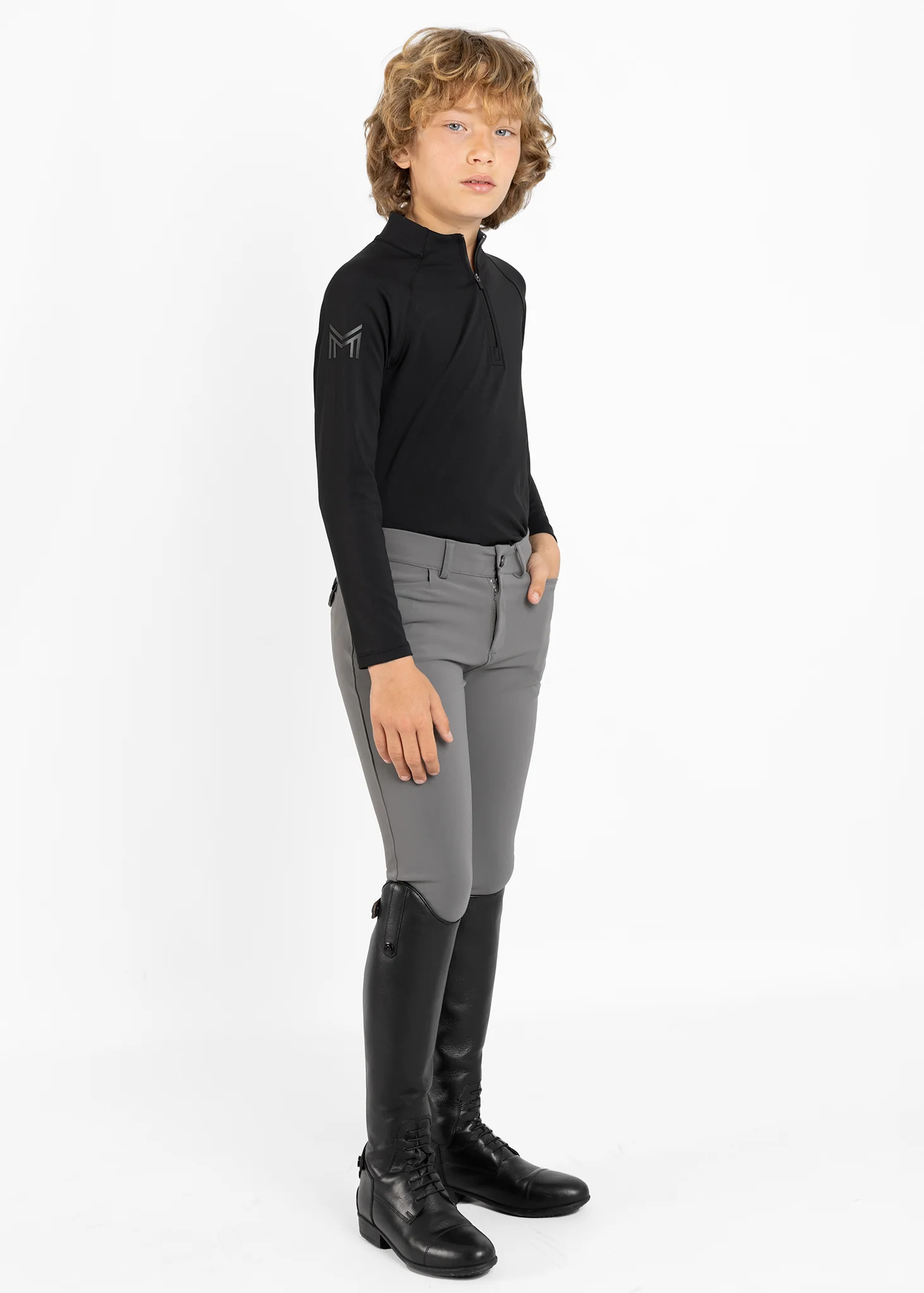 YR Code Long Sleeve Base Layer (Black) - Image 8