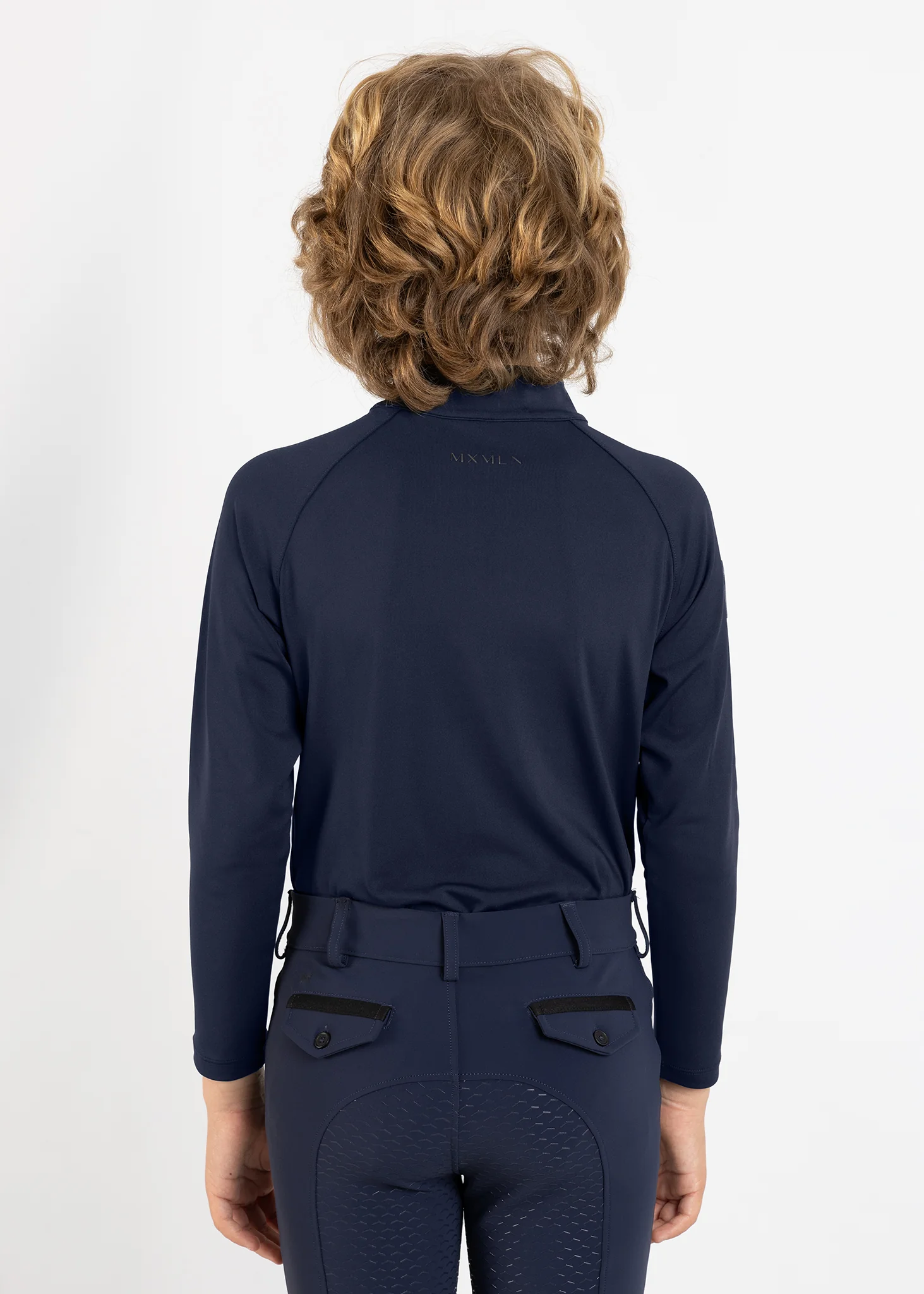 YR Code Long Sleeve Base Layer (Navy) - Image 4