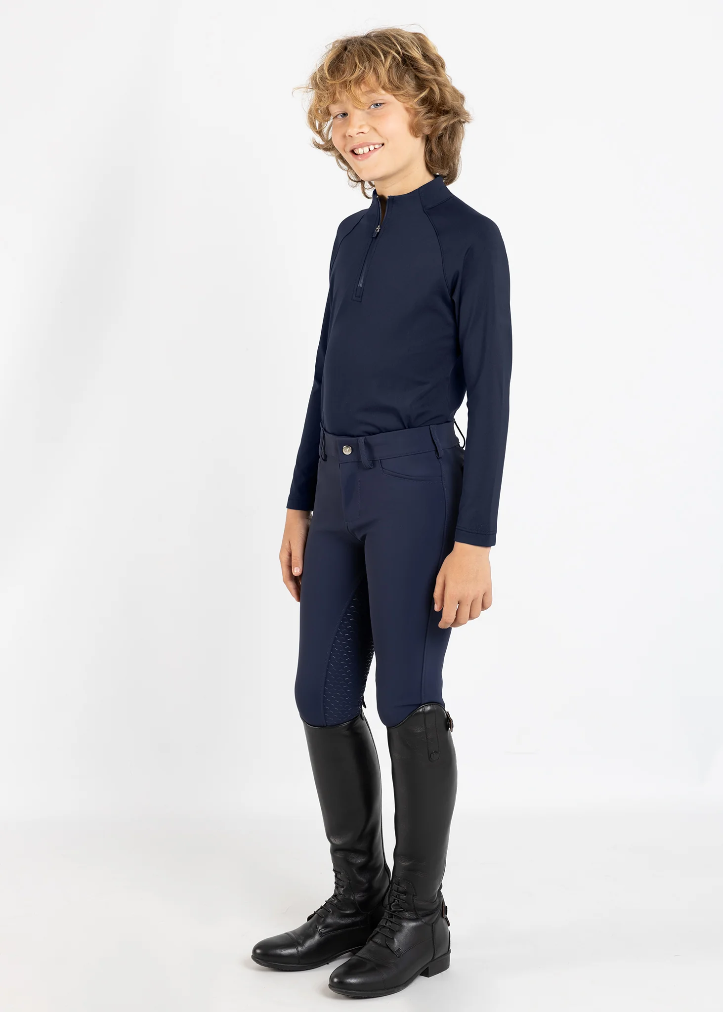 YR Code Long Sleeve Base Layer (Navy) - Image 8