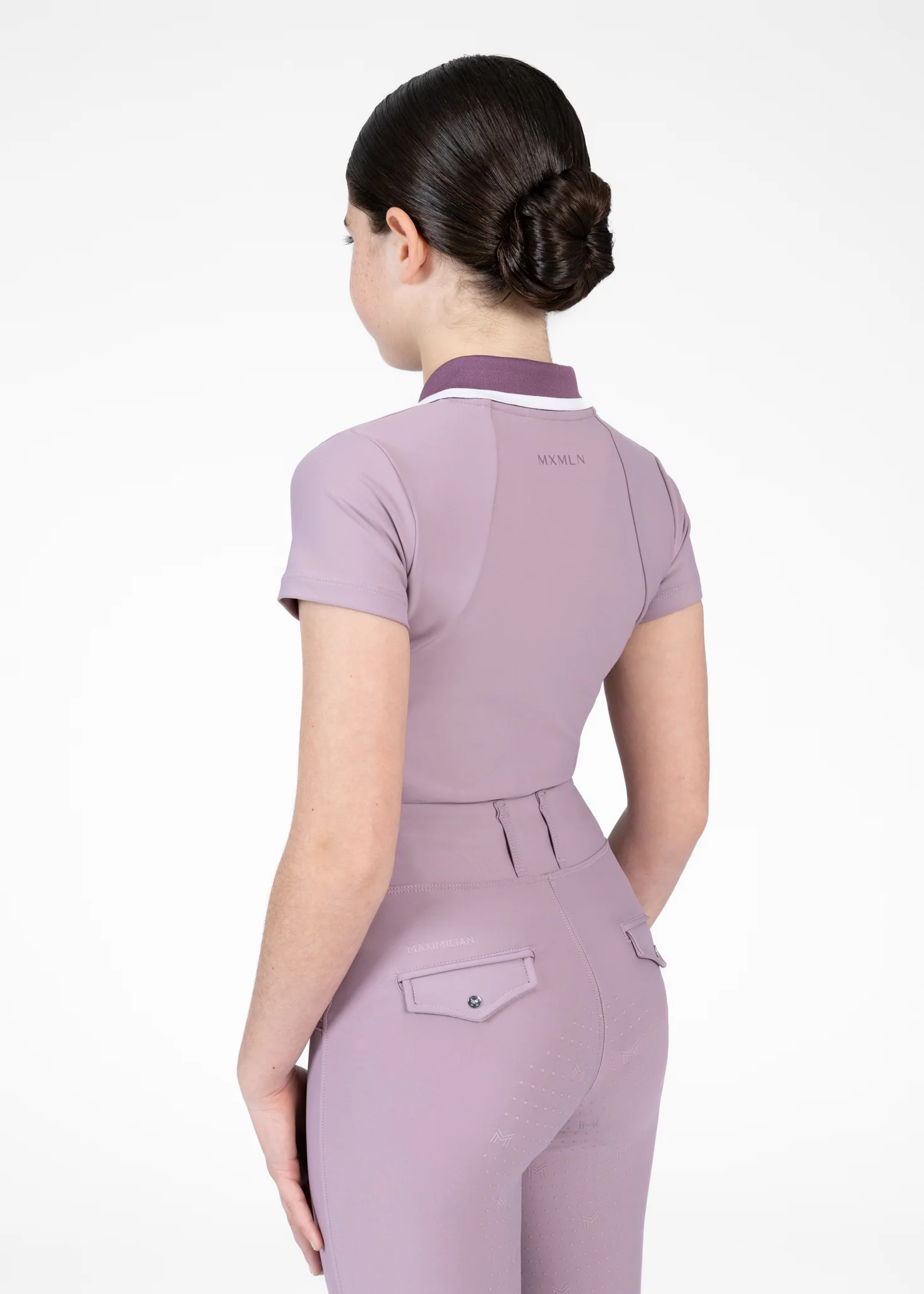 YR Concept Short Sleeve Polo Shirt (Orchid) - Image 3