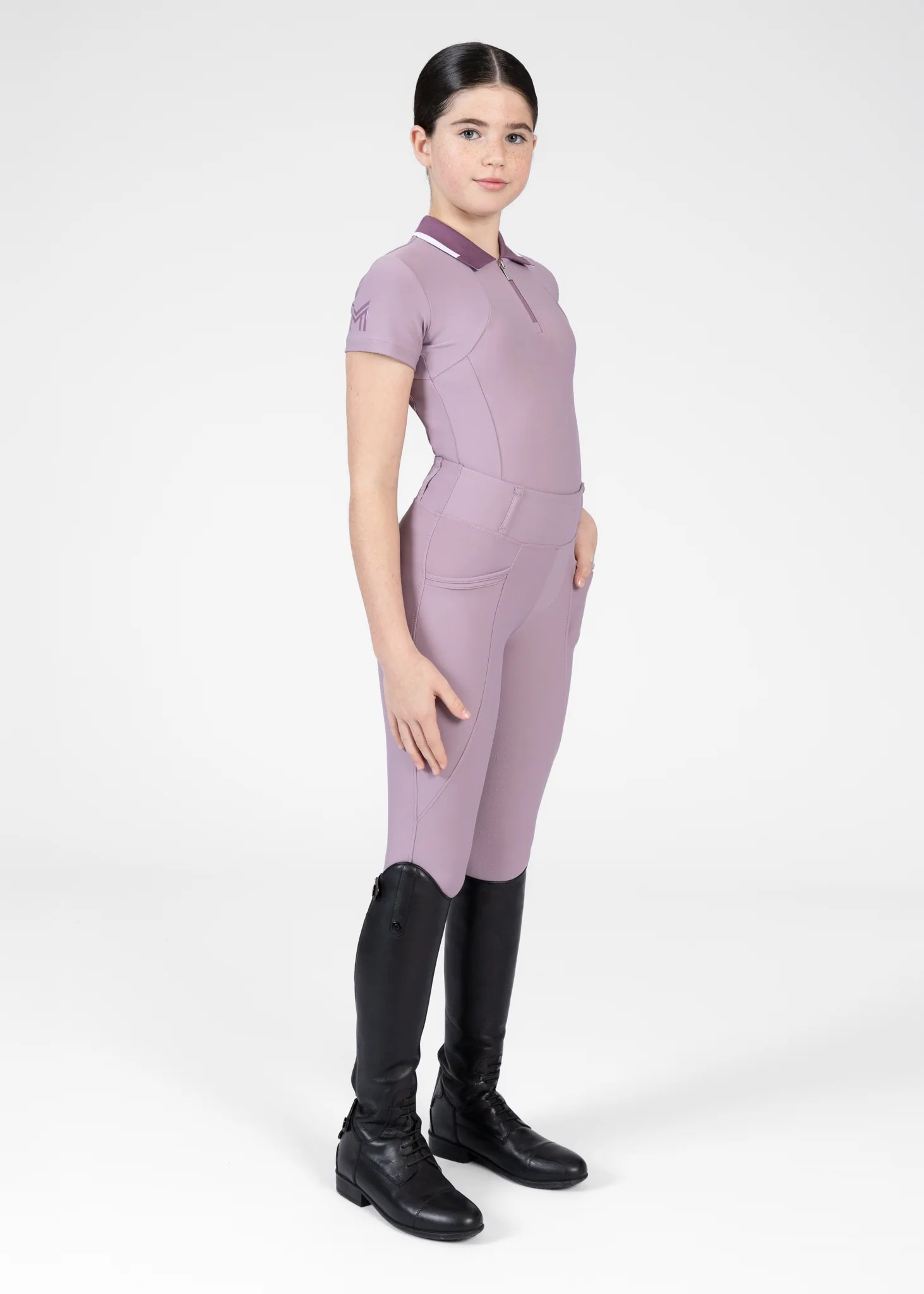 YR Concept Short Sleeve Polo Shirt (Orchid) - Image 7