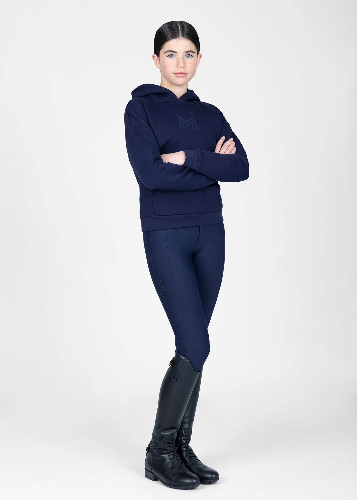 YR Icon Oversized Hoodie (Navy) - Image 8