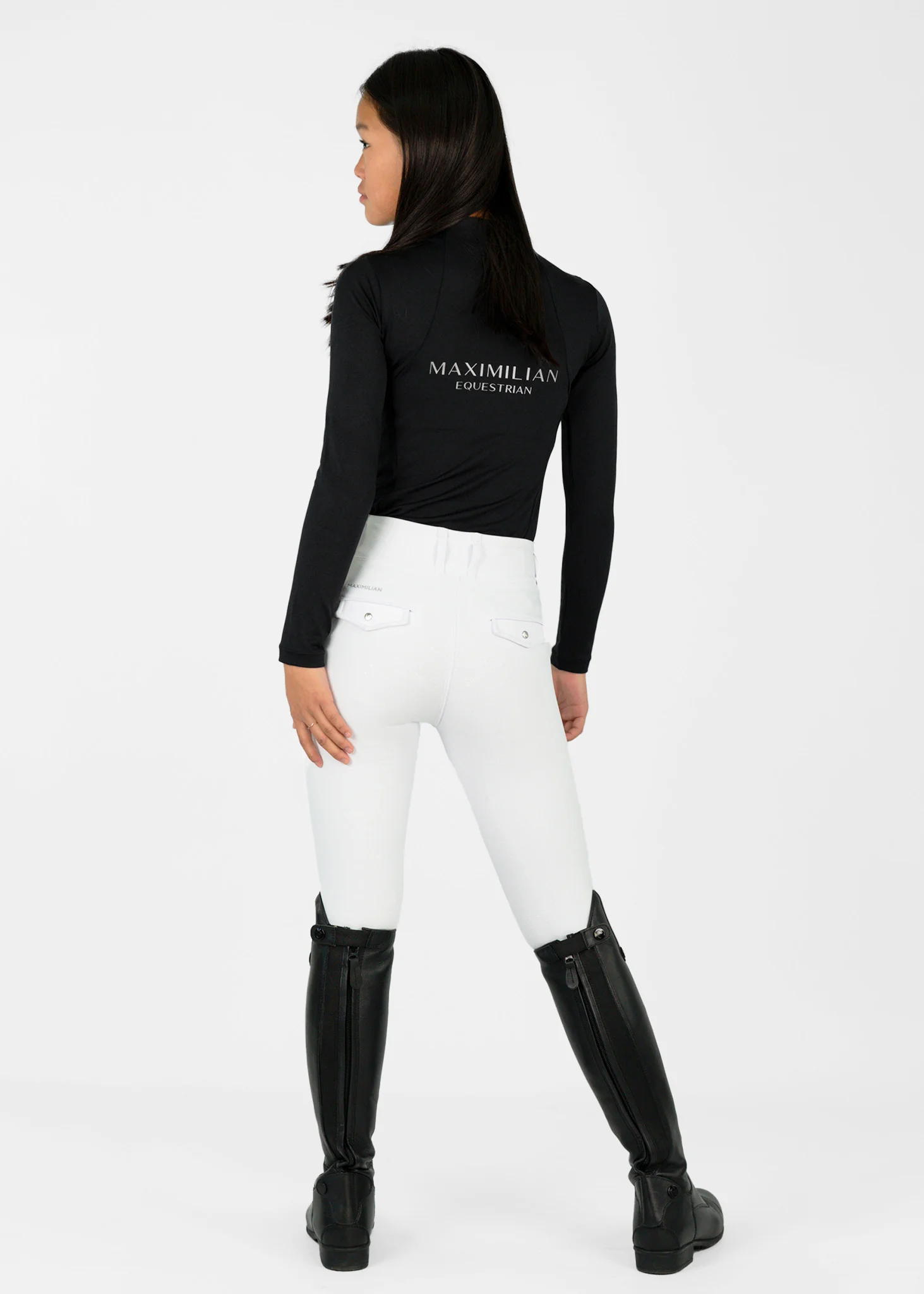 YR Long Sleeve Base Layer (Black) - Image 4