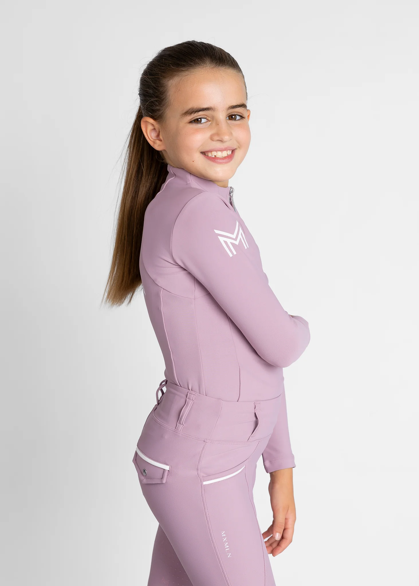 YR Long Sleeve Base Layer (Mauve) - Image 3