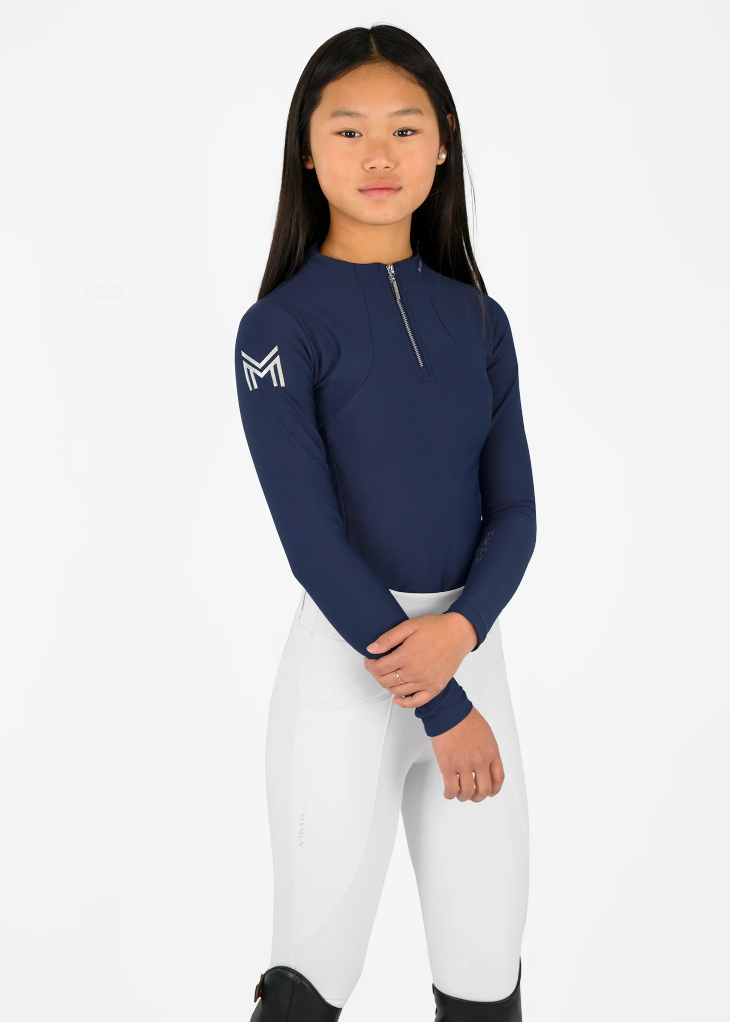 YR Long Sleeve Base Layer (Navy) - Image 3