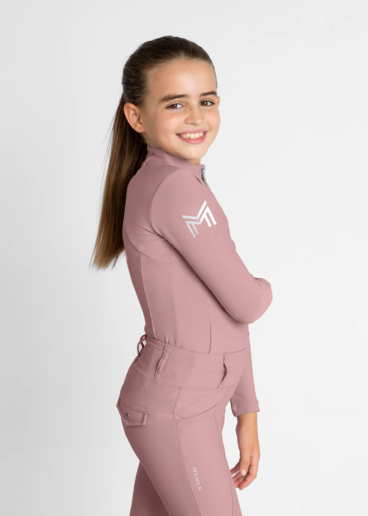 YR Long Sleeve Base Layer (Rose Taupe) - Image 4