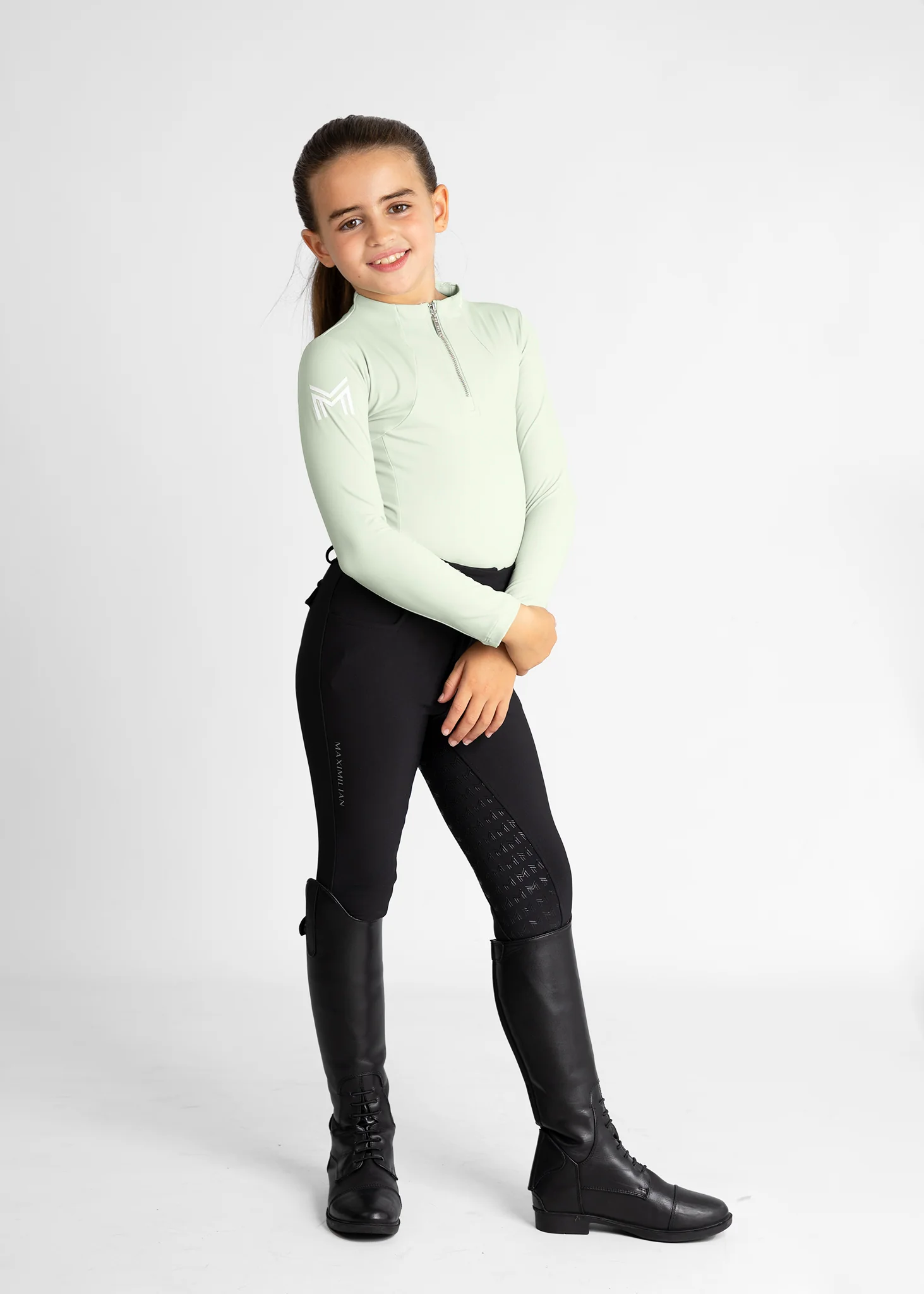 YR Long Sleeve Base Layer (Sage Green) - Image 7