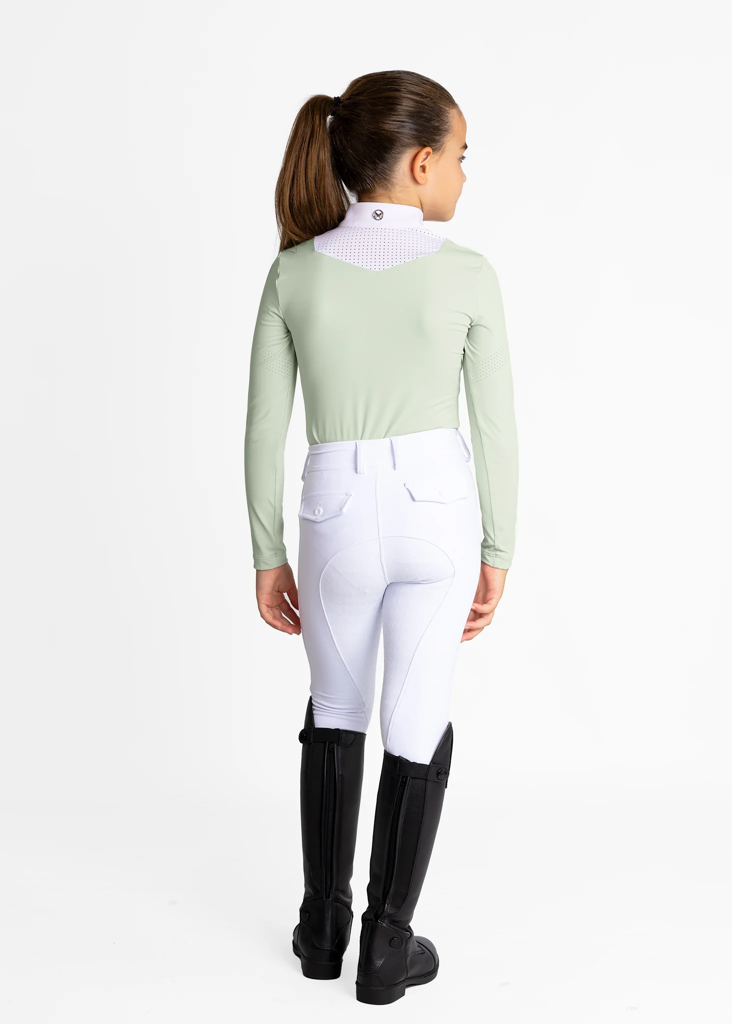 YR Sienna Long Sleeve Show Shirt (Sage Green) - Image 5