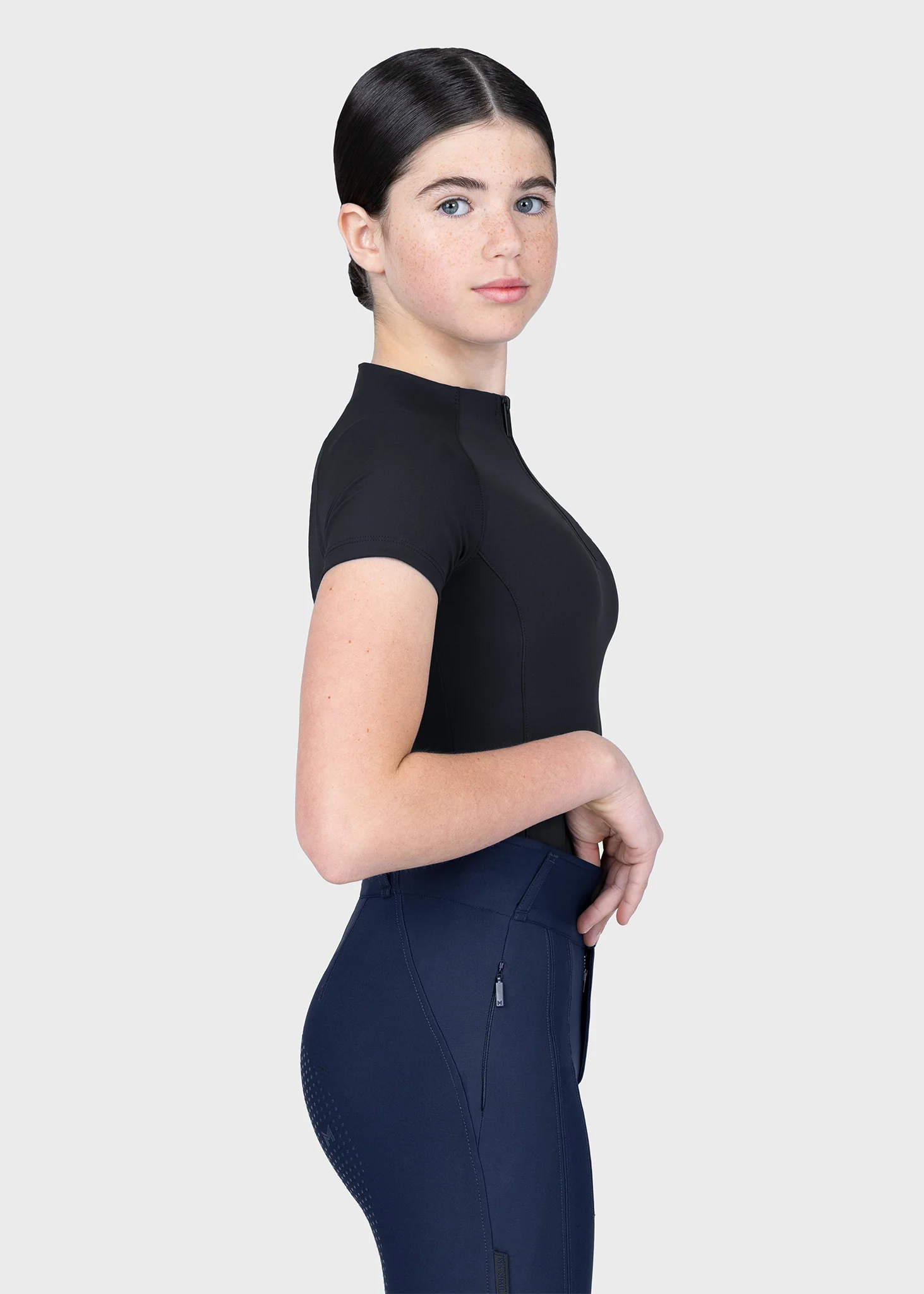 YR Nora Short Sleeve Base Layer (Black) - Image 5