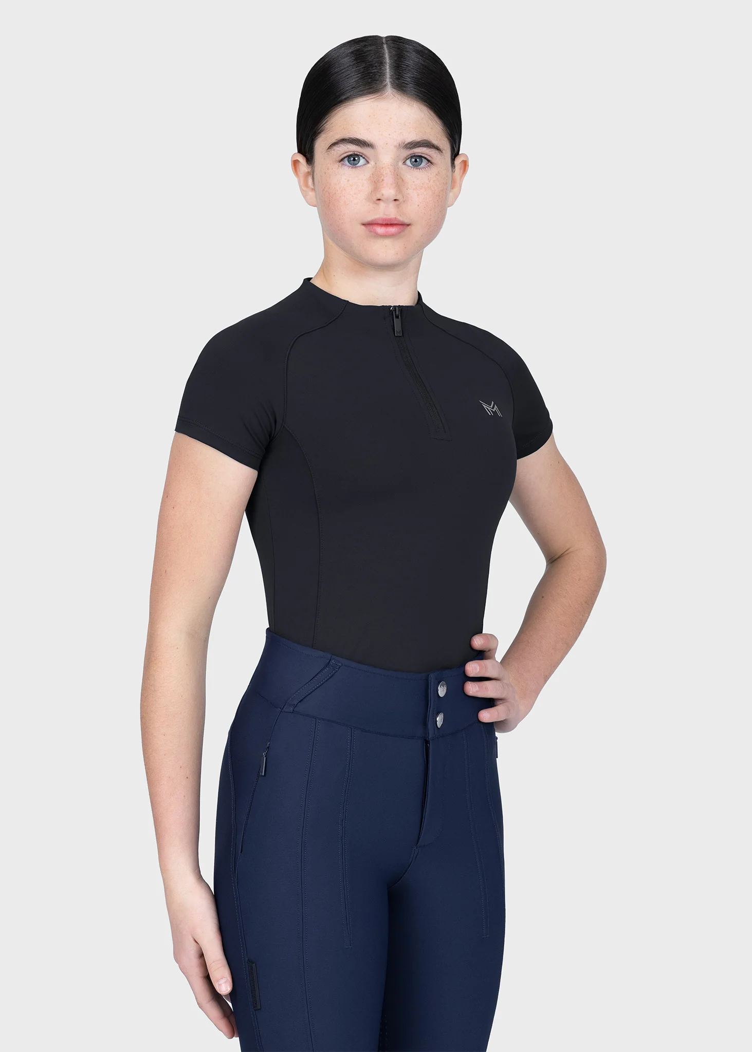 YR Nora Short Sleeve Base Layer (Black) - Image 6