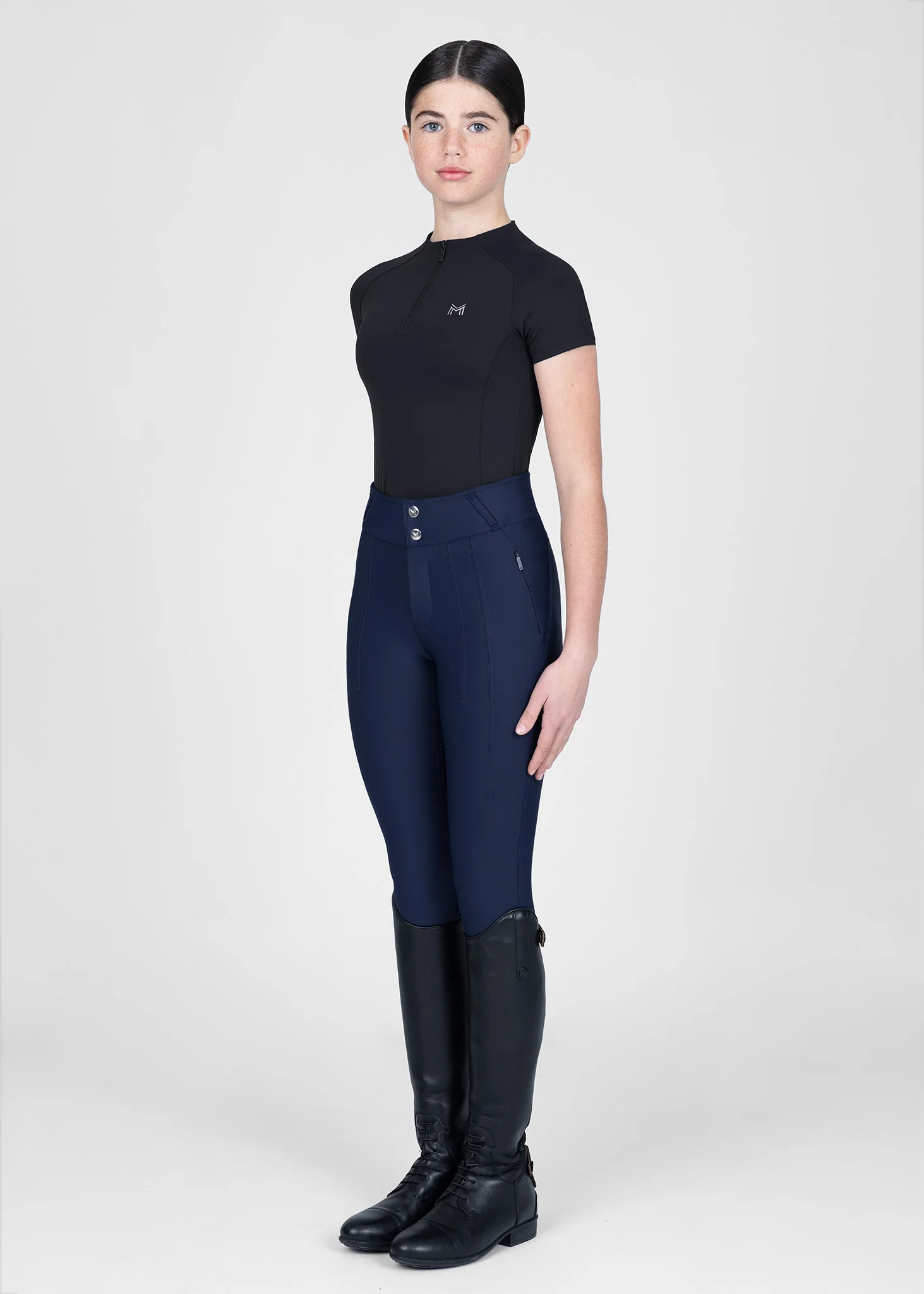 YR Nora Short Sleeve Base Layer (Black) - Image 9