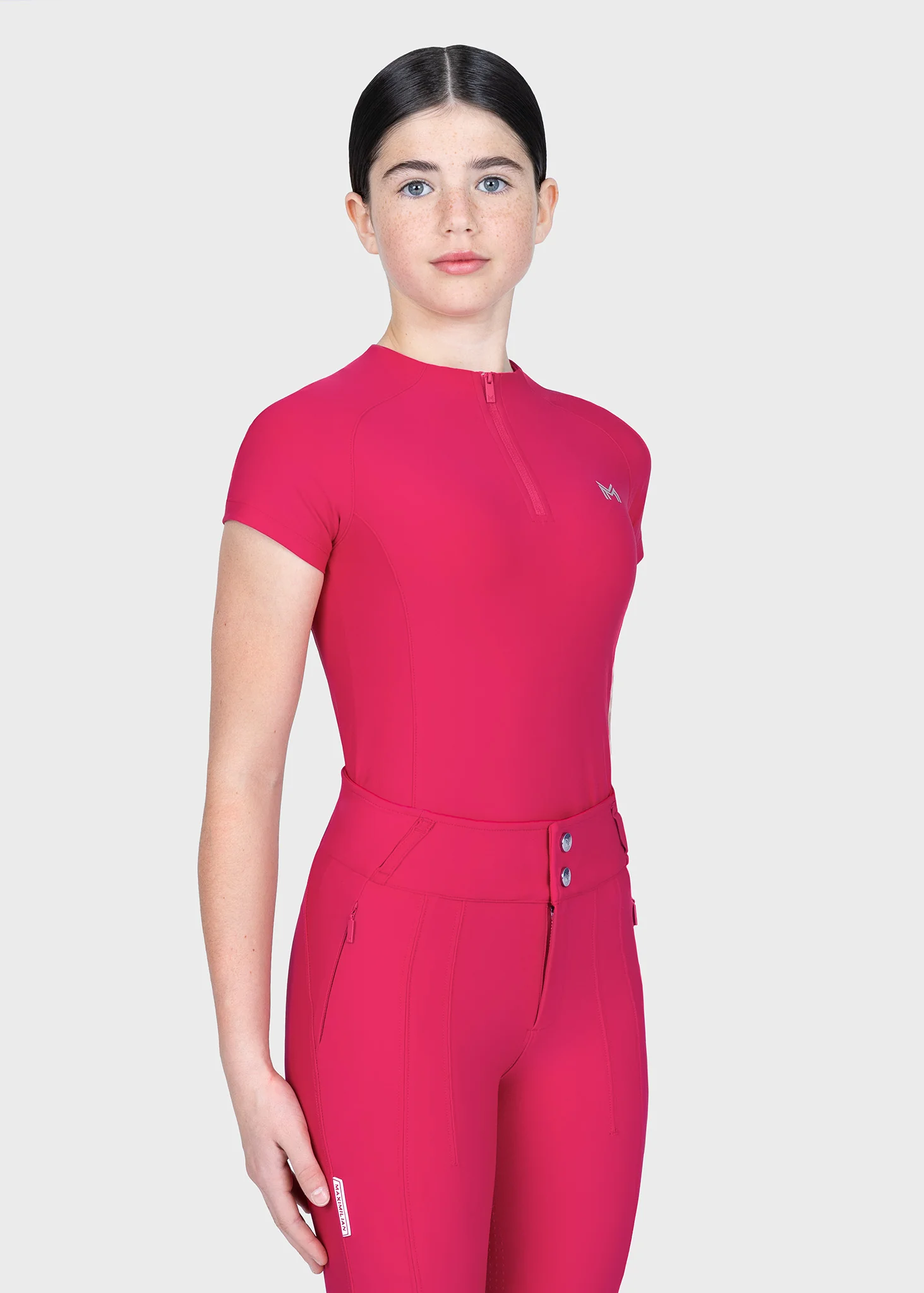 YR Nora Short Sleeve Base Layer (Cranberry) - Image 7