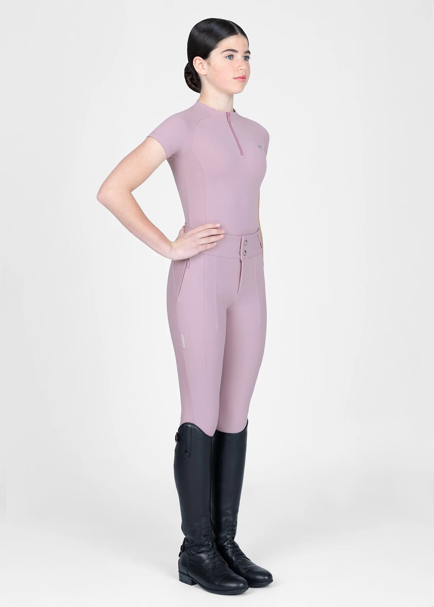 YR Nora Short Sleeve Base Layer (Mauve) - Image 9