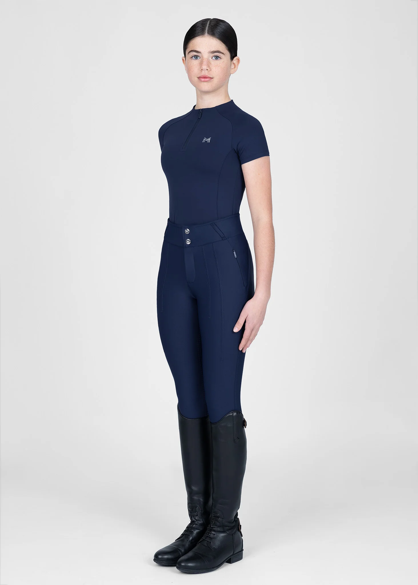 YR Nora Short Sleeve Base Layer (Navy) - Image 9