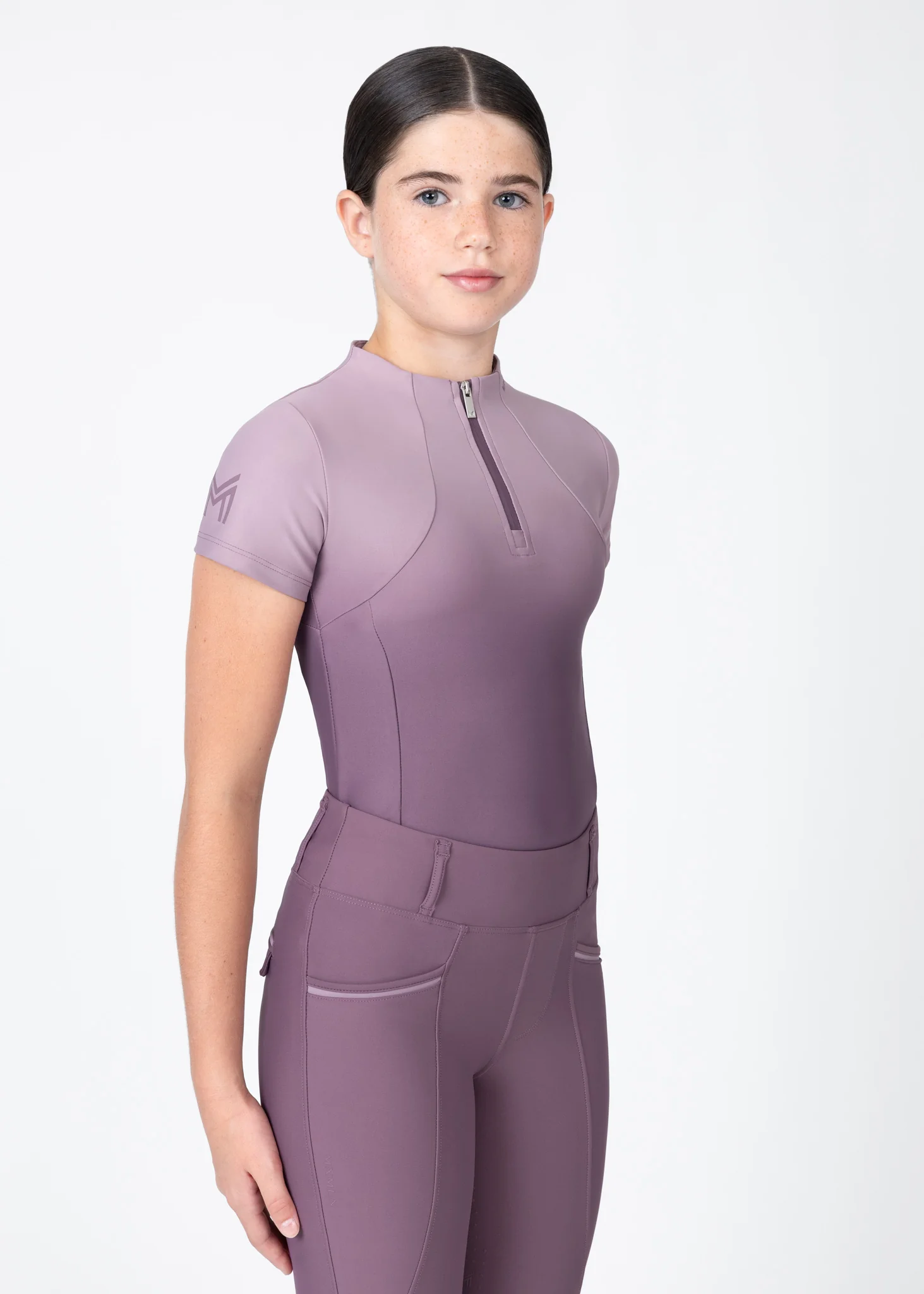 YR Ombré Short Sleeve Base Layer (Plum) - Image 5