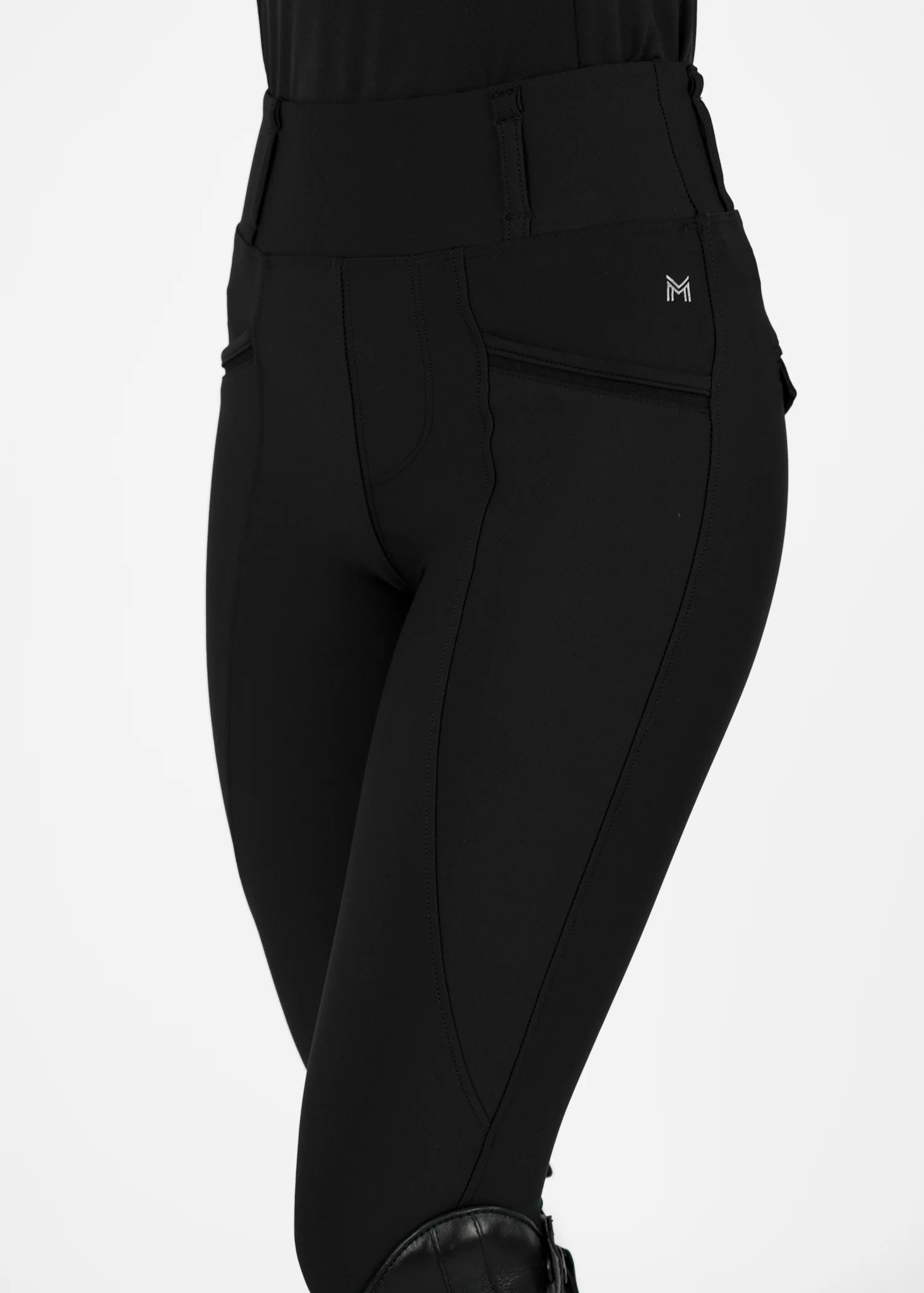 YR Pro Riding Leggings (Black) - Image 5