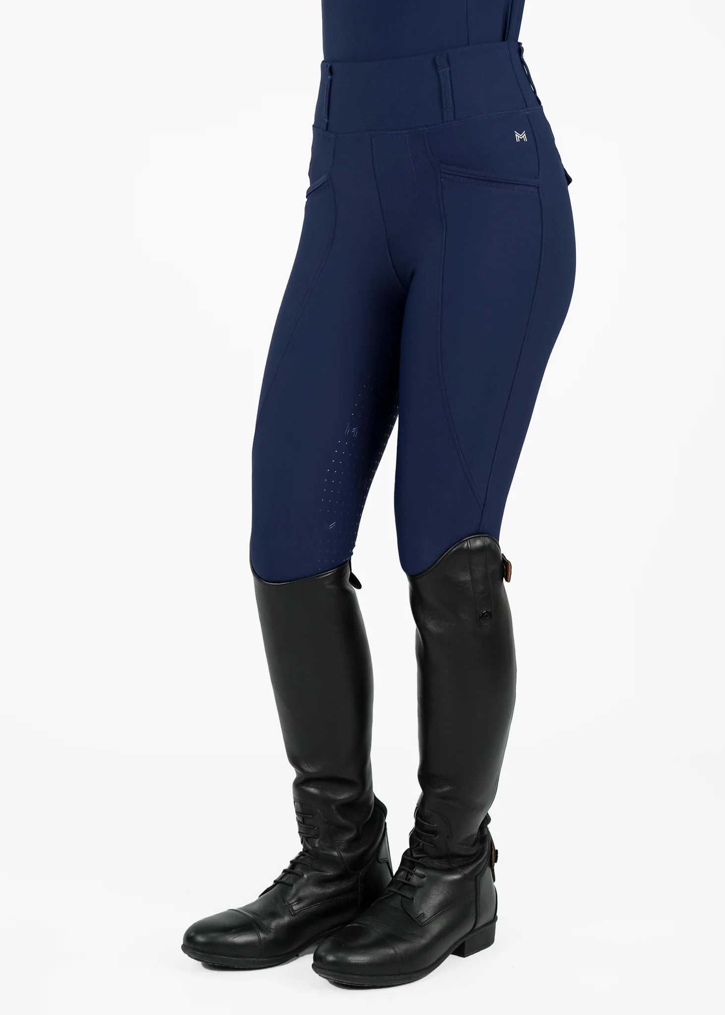YR Pro Riding Leggings (Navy) - Image 6