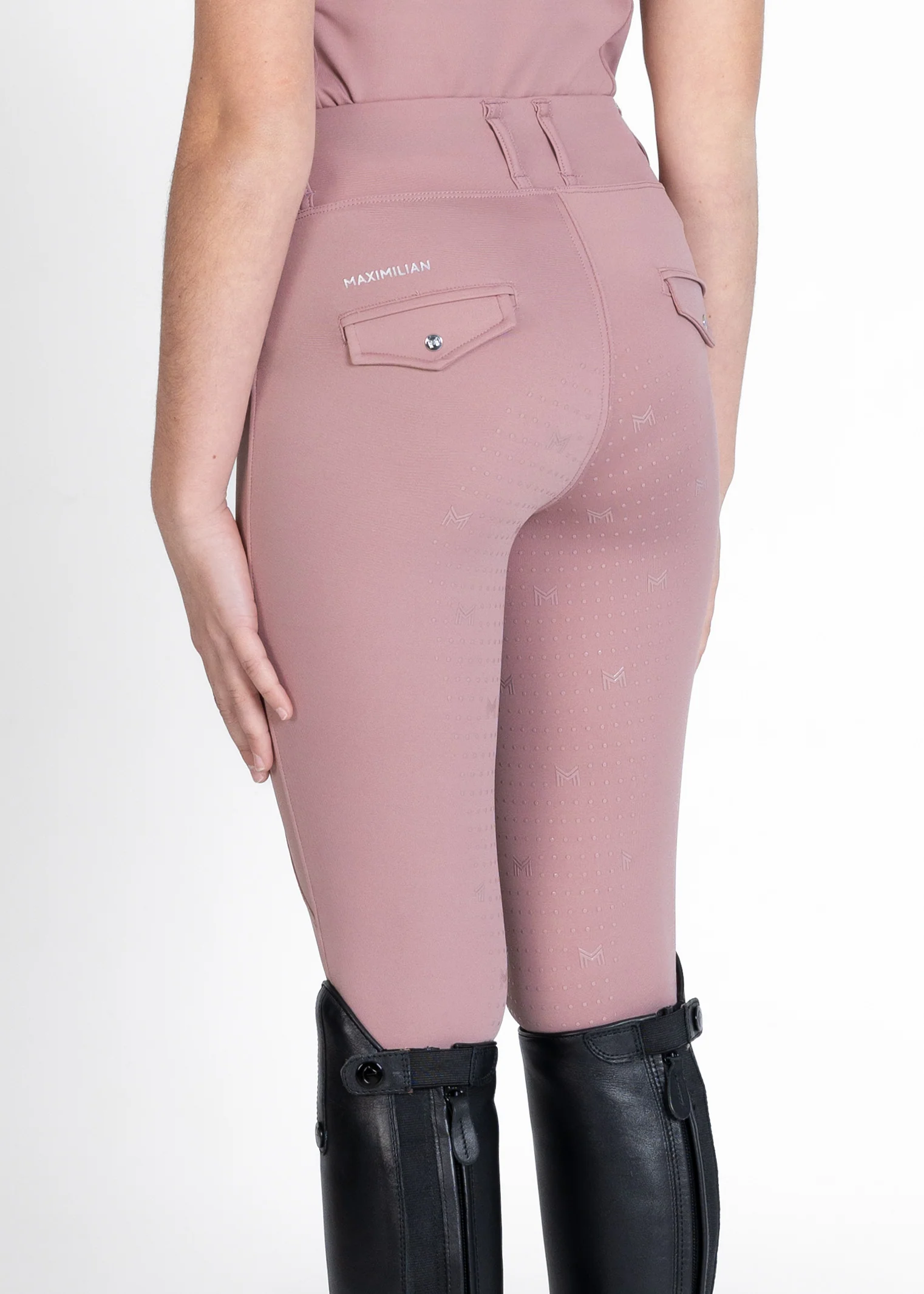 YR Pro Riding Leggings (Rose Taupe) - Image 3