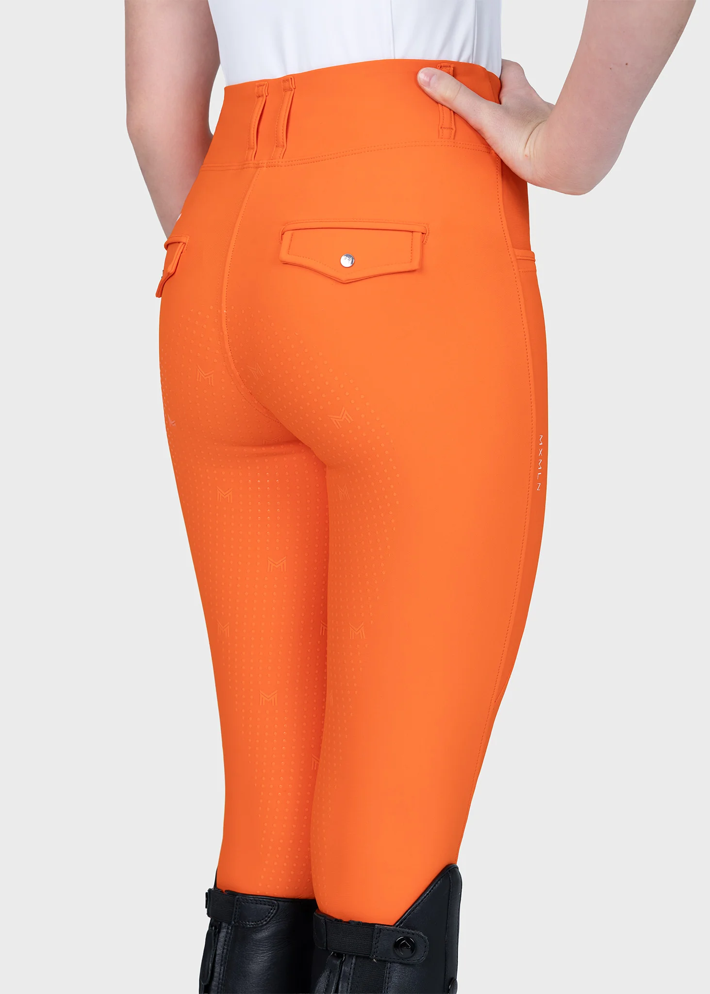 YR Pro Riding Leggings (Tangerine) - Image 6