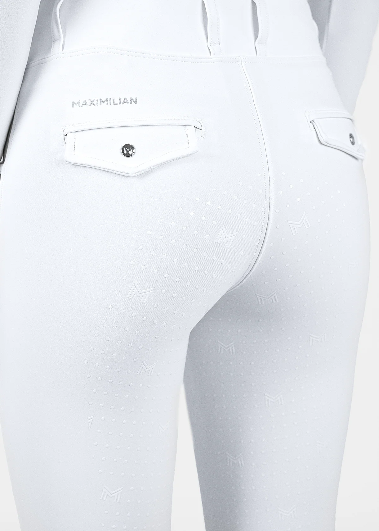 YR Pro Riding Leggings (White) - Image 6