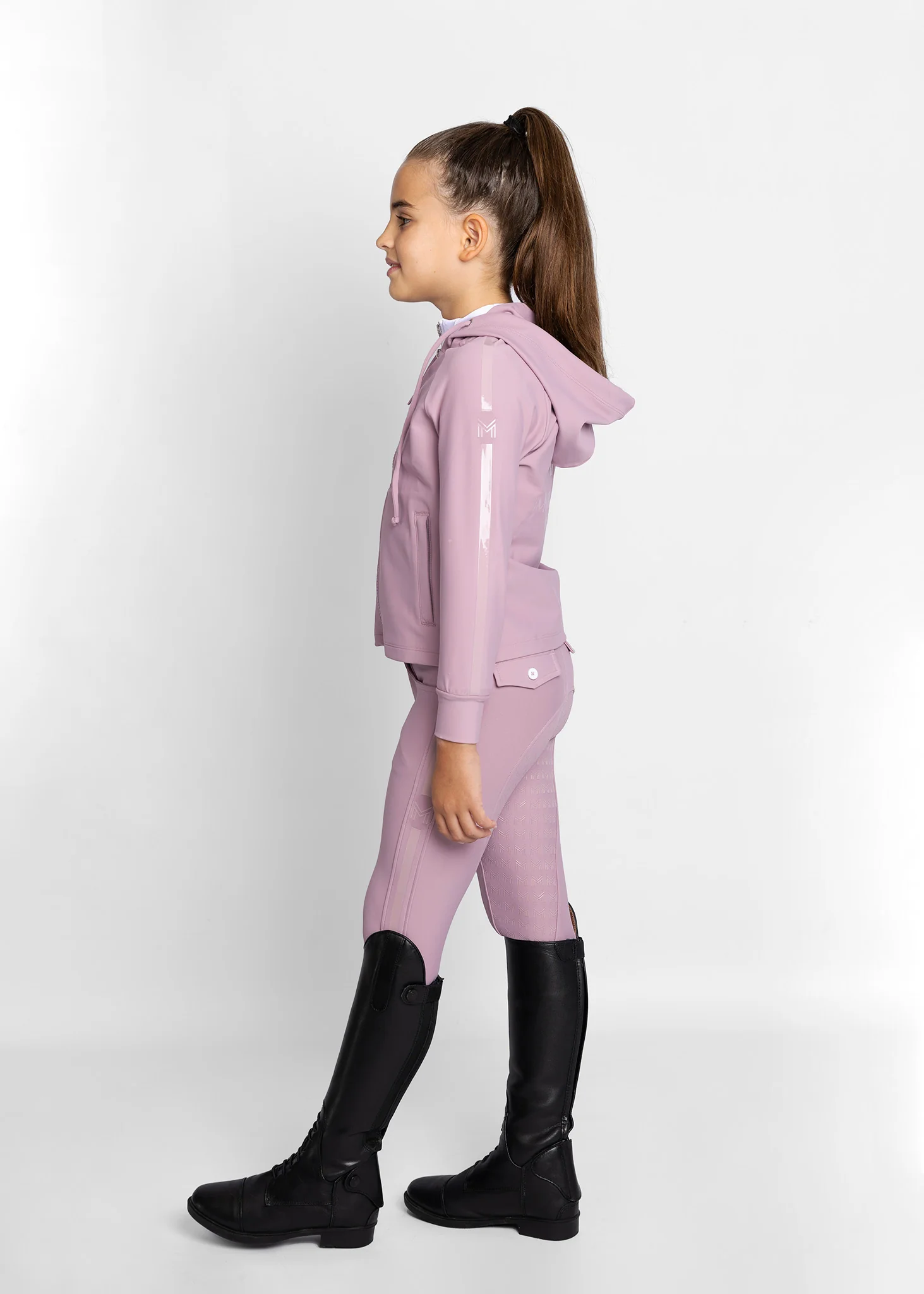 YR Reflection Zip Hoodie (Mauve) - Image 7