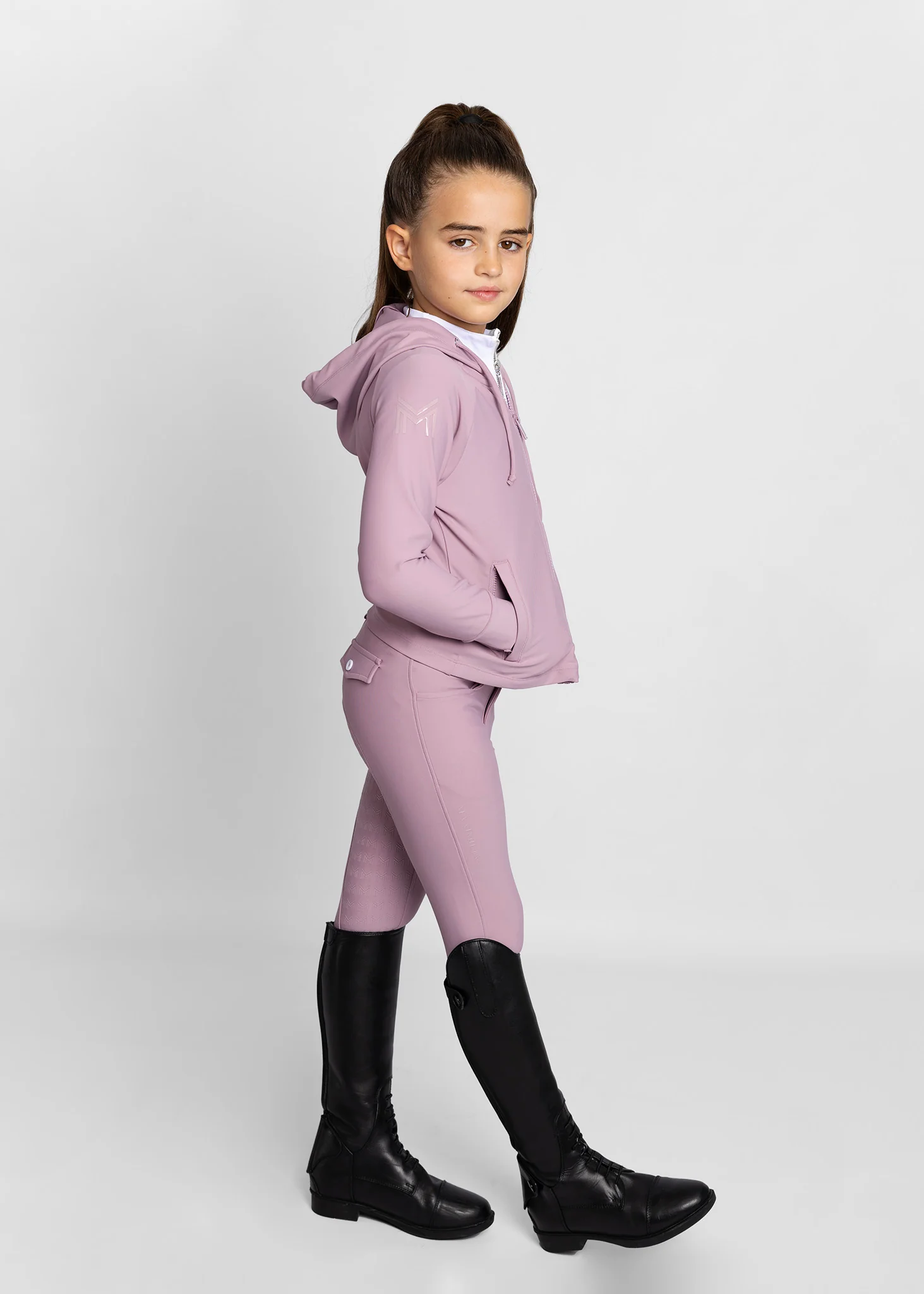 YR Reflection Zip Hoodie (Mauve) - Image 8