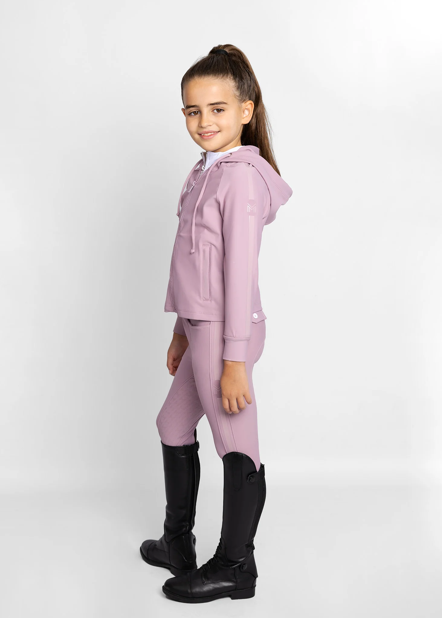 YR Reflection Zip Hoodie (Mauve) - Image 9